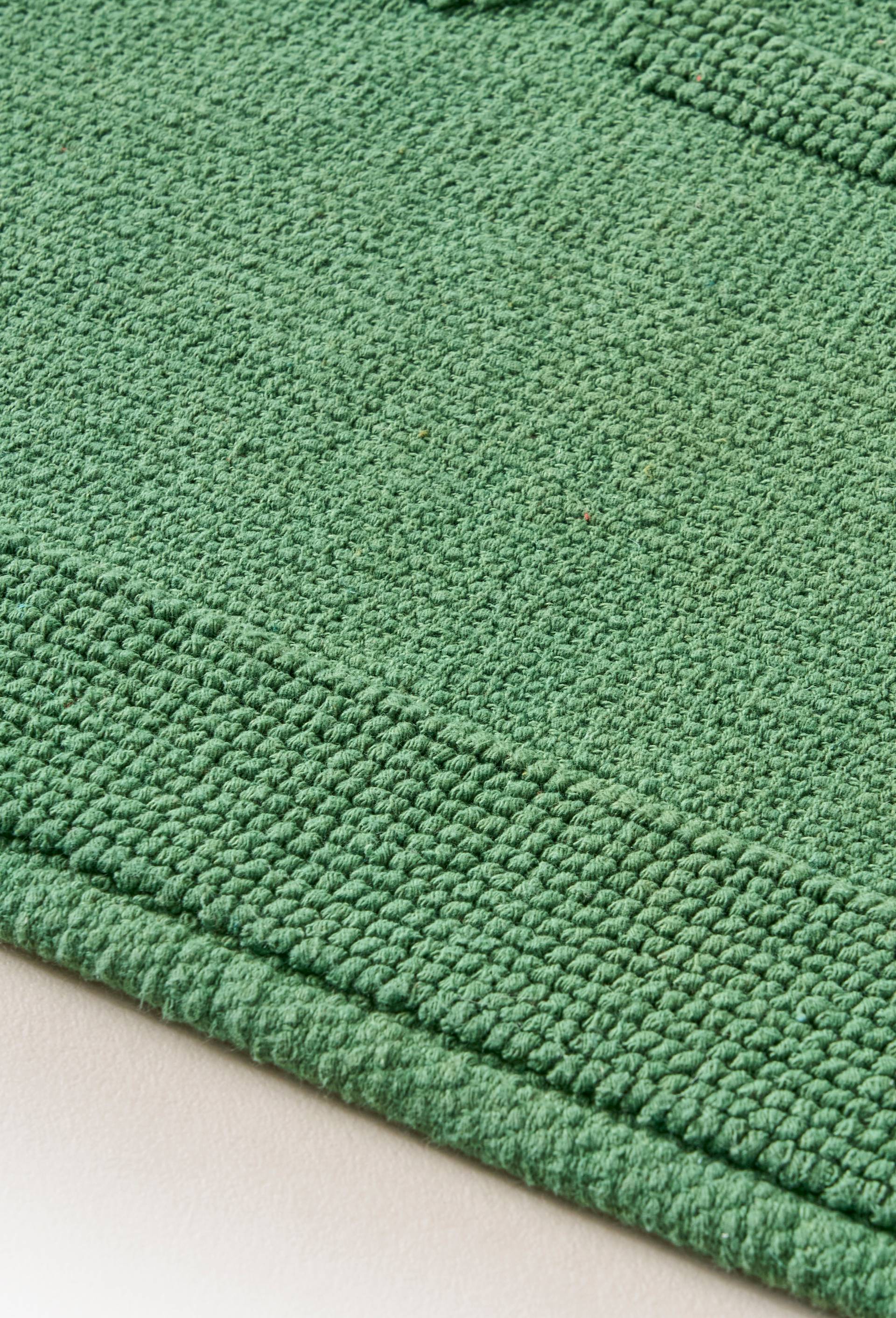 Tapis de bain, 50x80cm, 100% coton, Vert, large image number 2.0