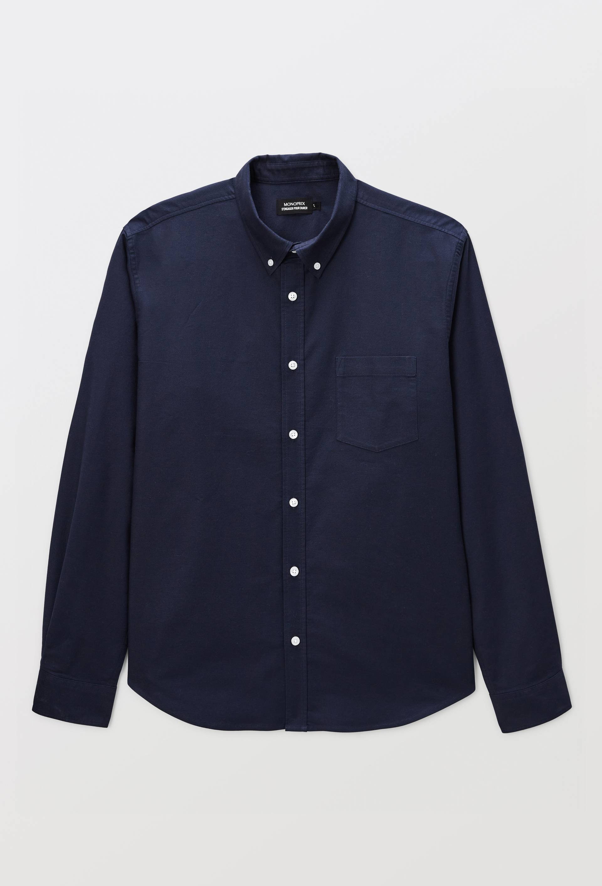 Chemise oxford en coton BIO GOTS, Bleu fonc&eacute;, large image number 2