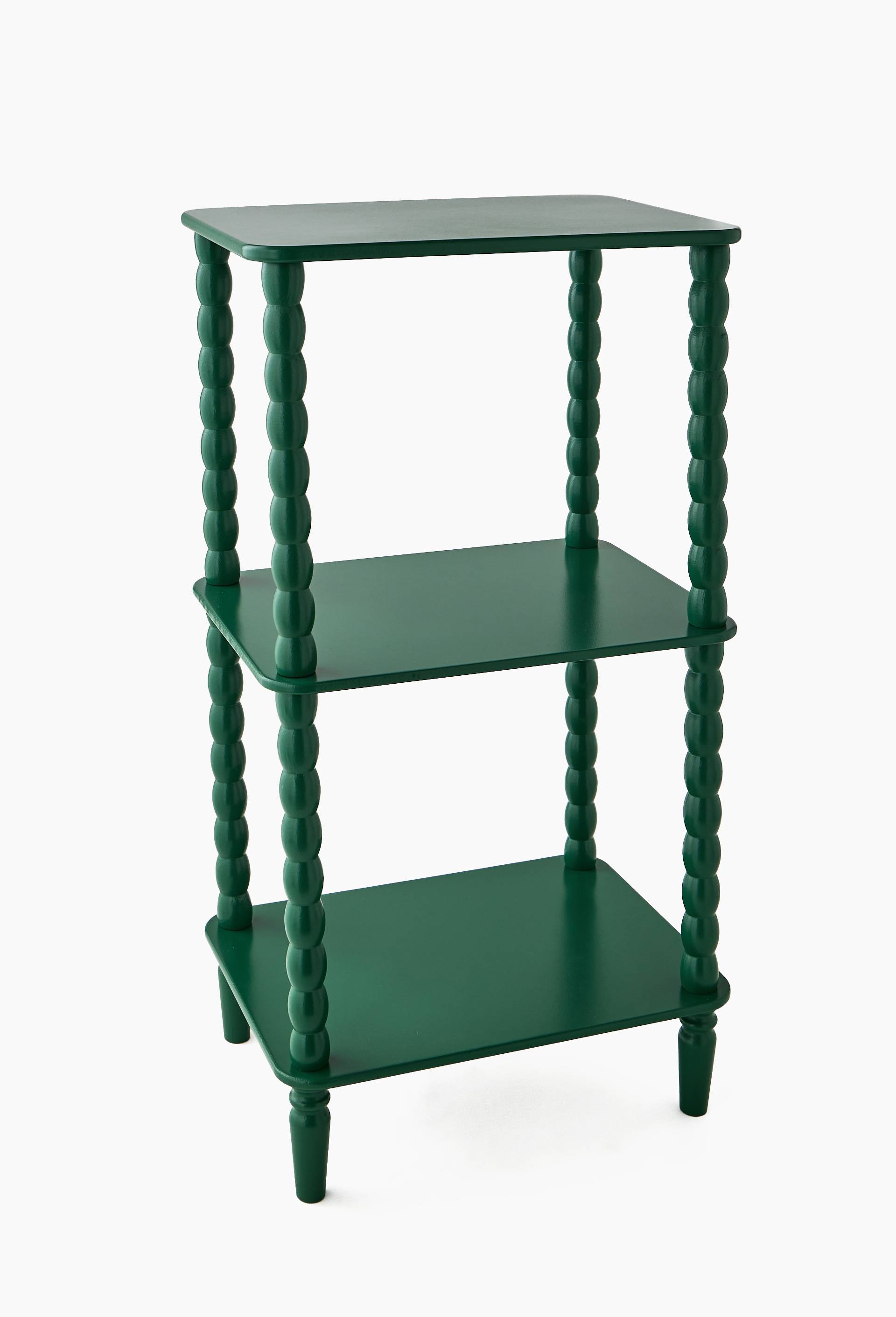Etag&egrave;re,40x30x76cm, en bois de pin, Vert, large image number 0.0