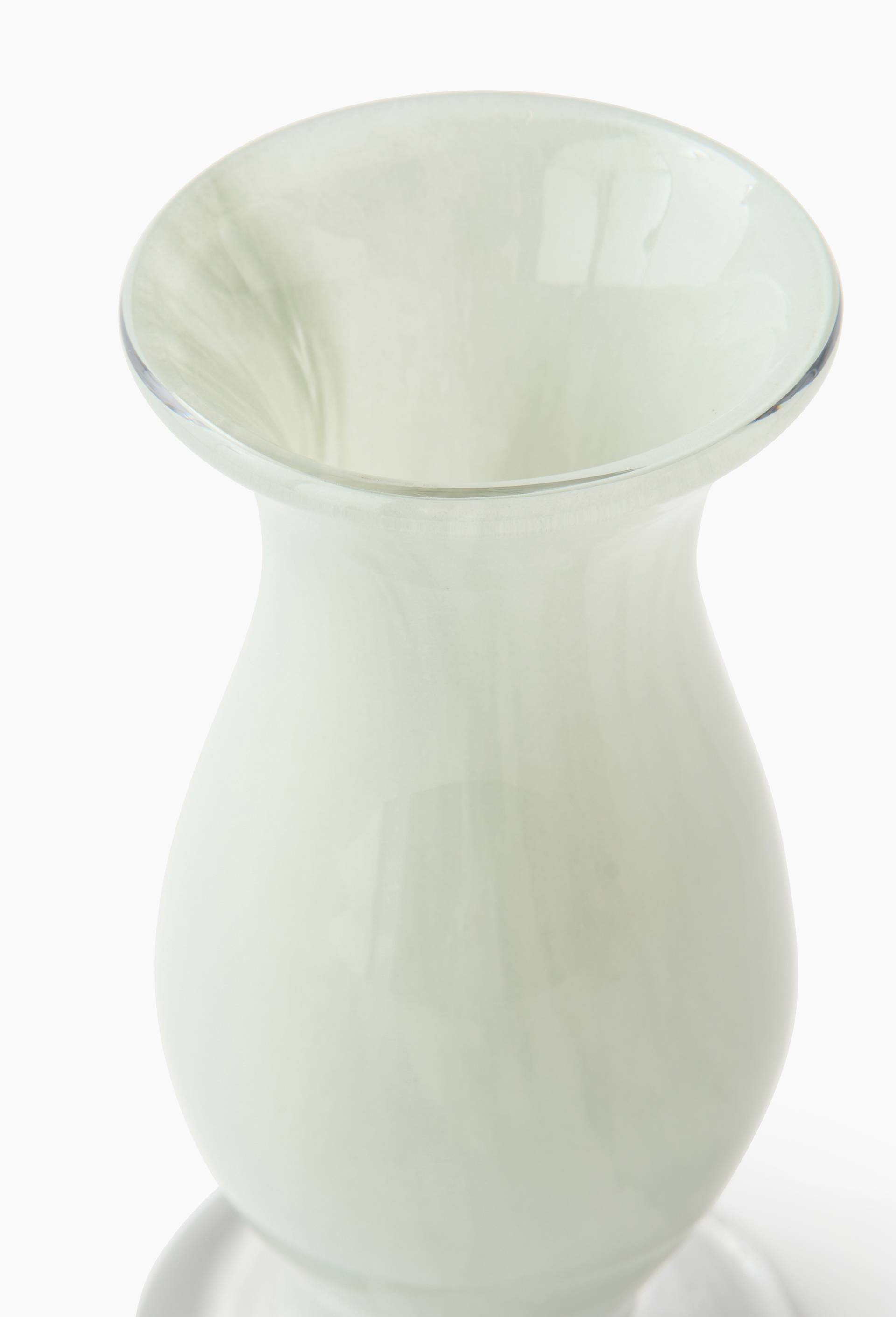 Vase,7x7x17cm, en verre, Vert, large image number 1.0