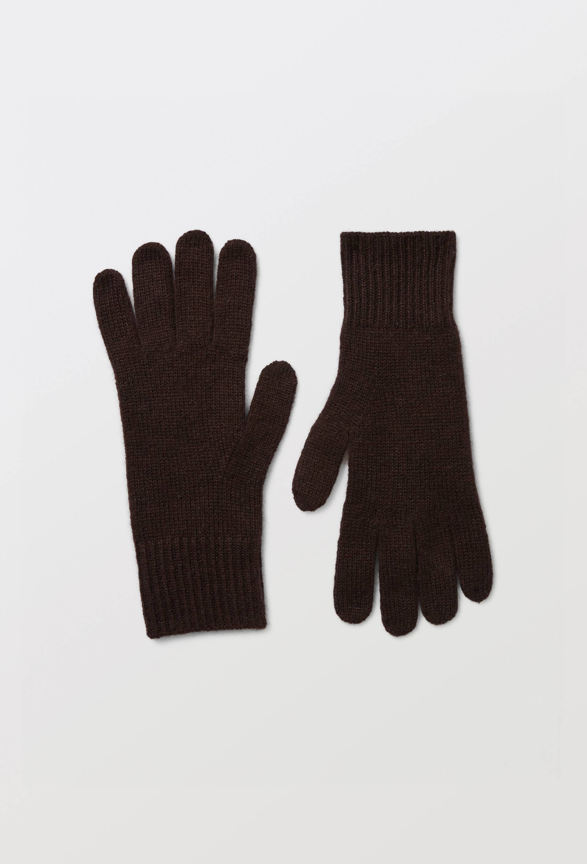 Gants 100% cachemire, Brun clair, large image number 0.0