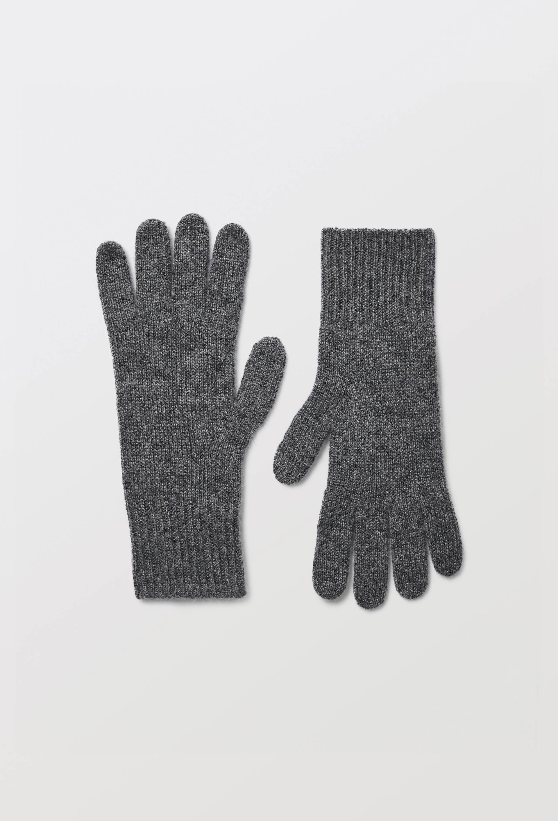 Gants 100% cachemire, Gris, large image number 0.0