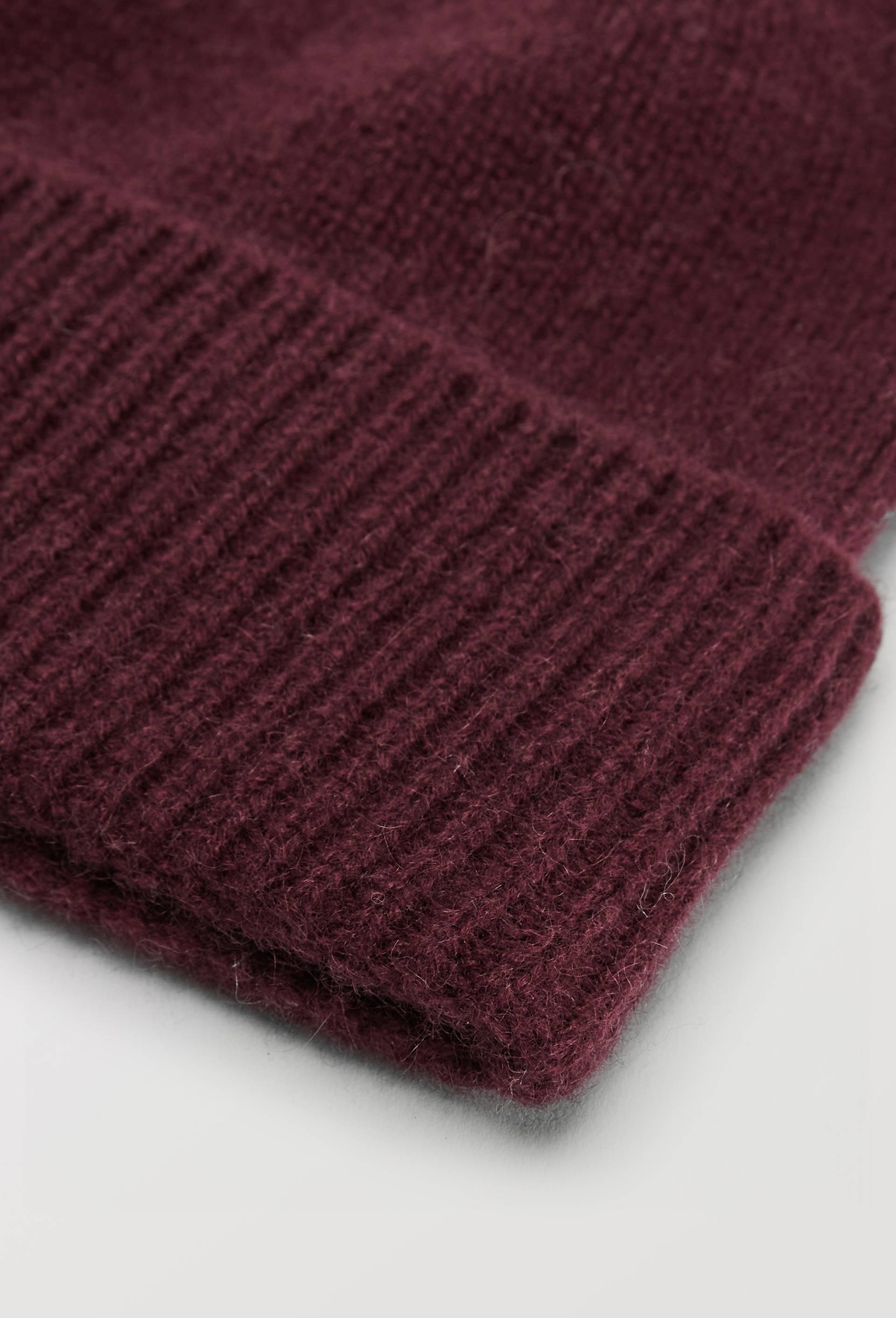 Bonnet 100% cachemire, Rouge fonc&eacute;, large image number 1