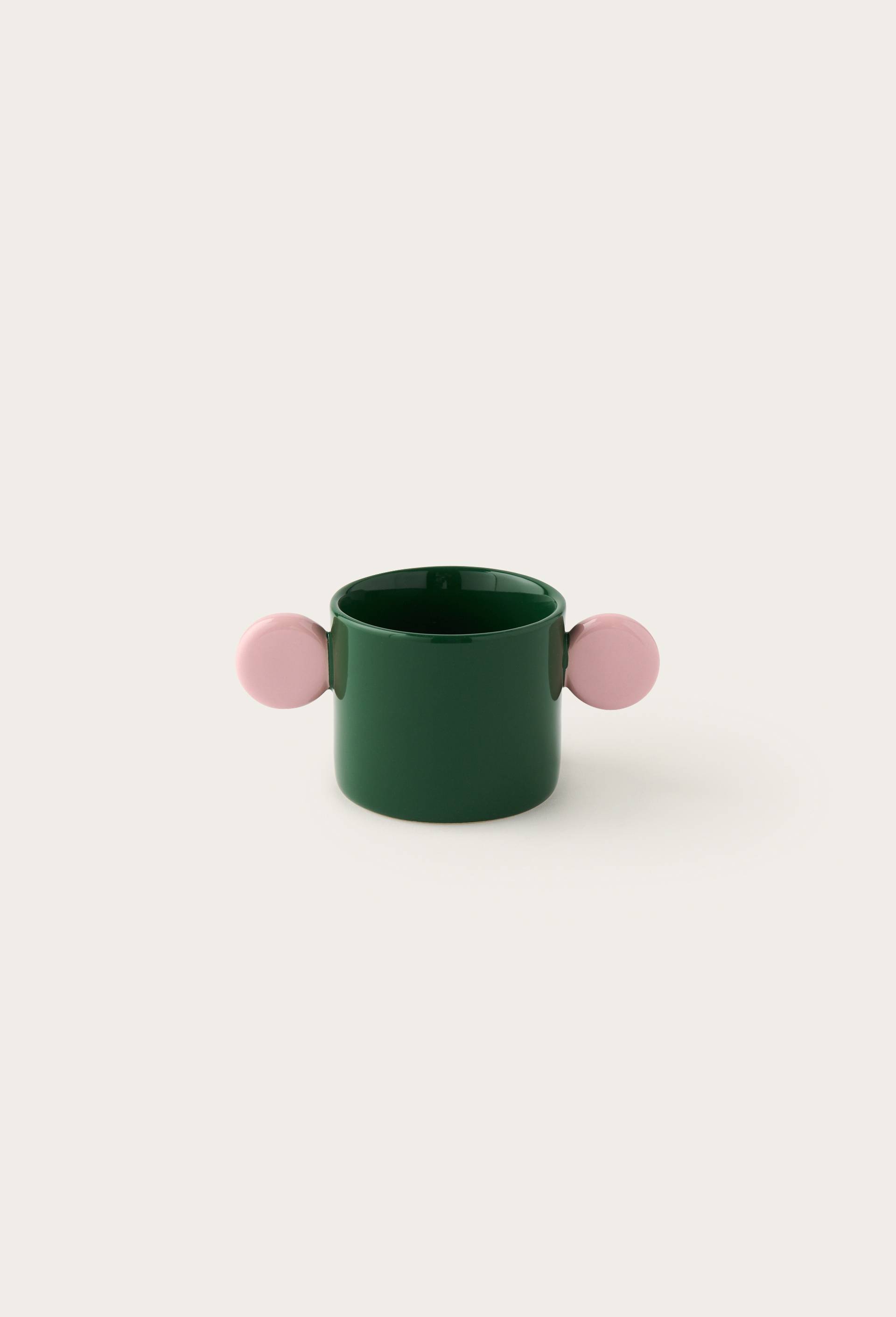 Tasse &agrave; caf&eacute;, 30cl, collection Blanche Mijonnet, Vert, large image number 0