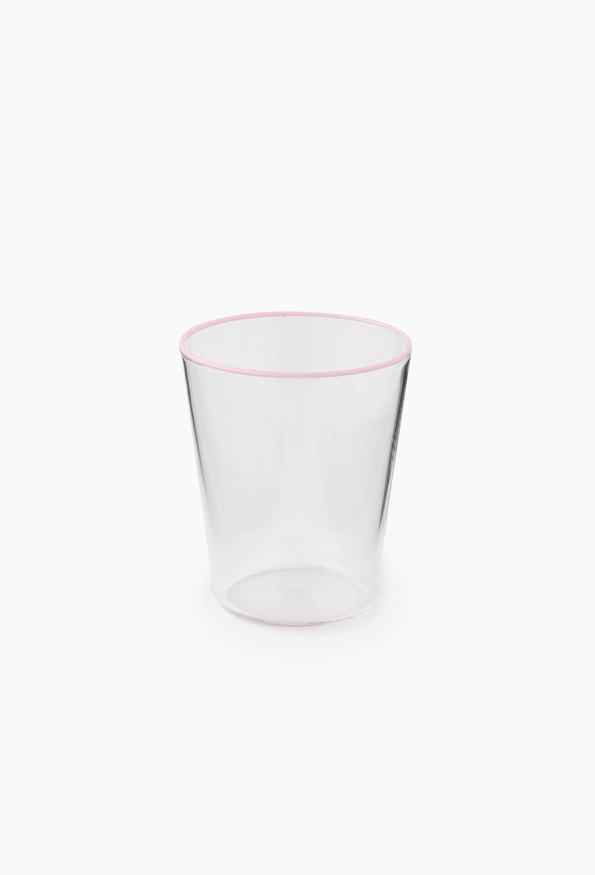 Verre &agrave; eau finition liser&eacute;, 32cl, Rose, large image number 1.0
