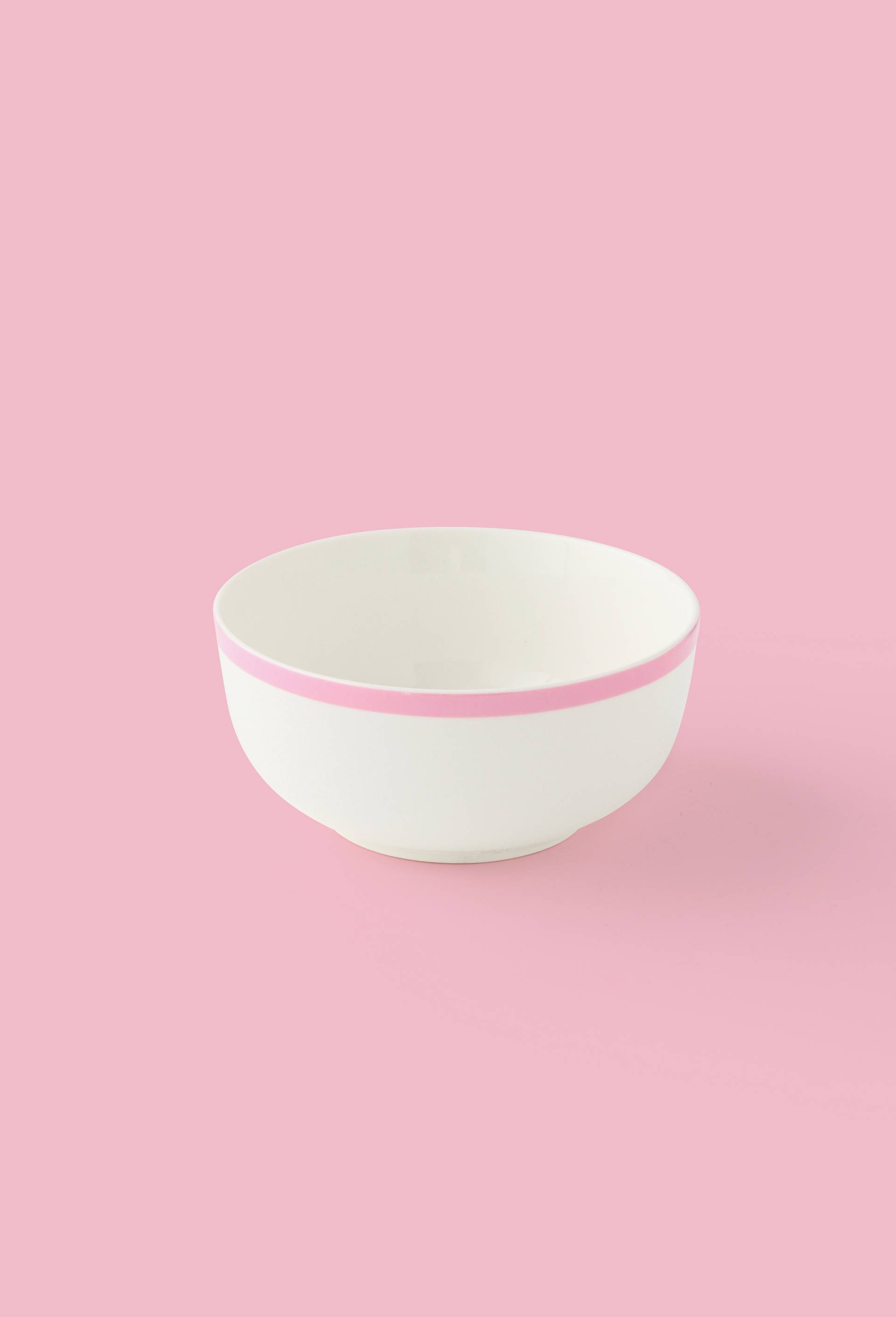 Bol finition liser&eacute;, 14cm, Rose, swatch image