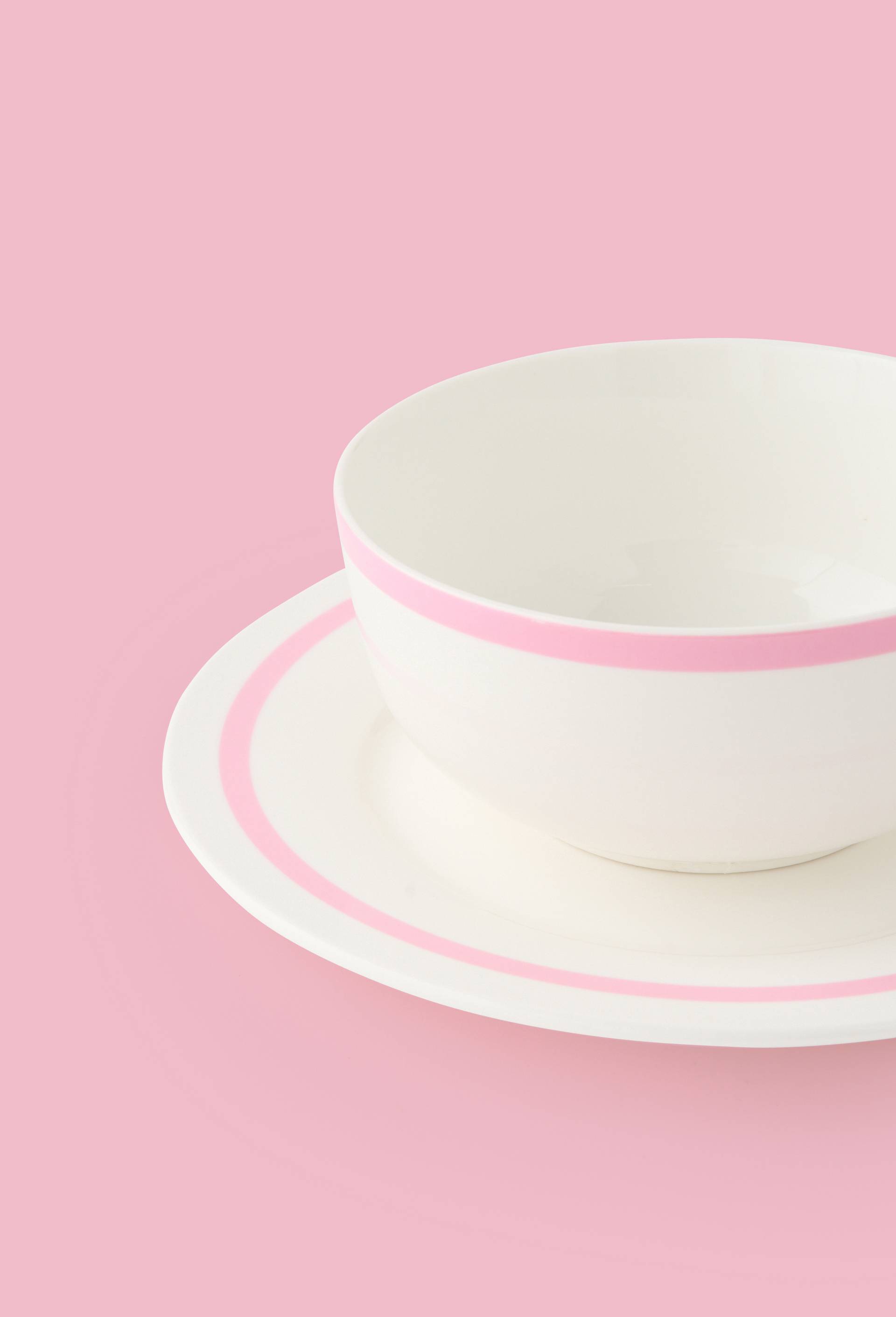 Bol finition liser&eacute;, 14cm, Rose, large image number 1