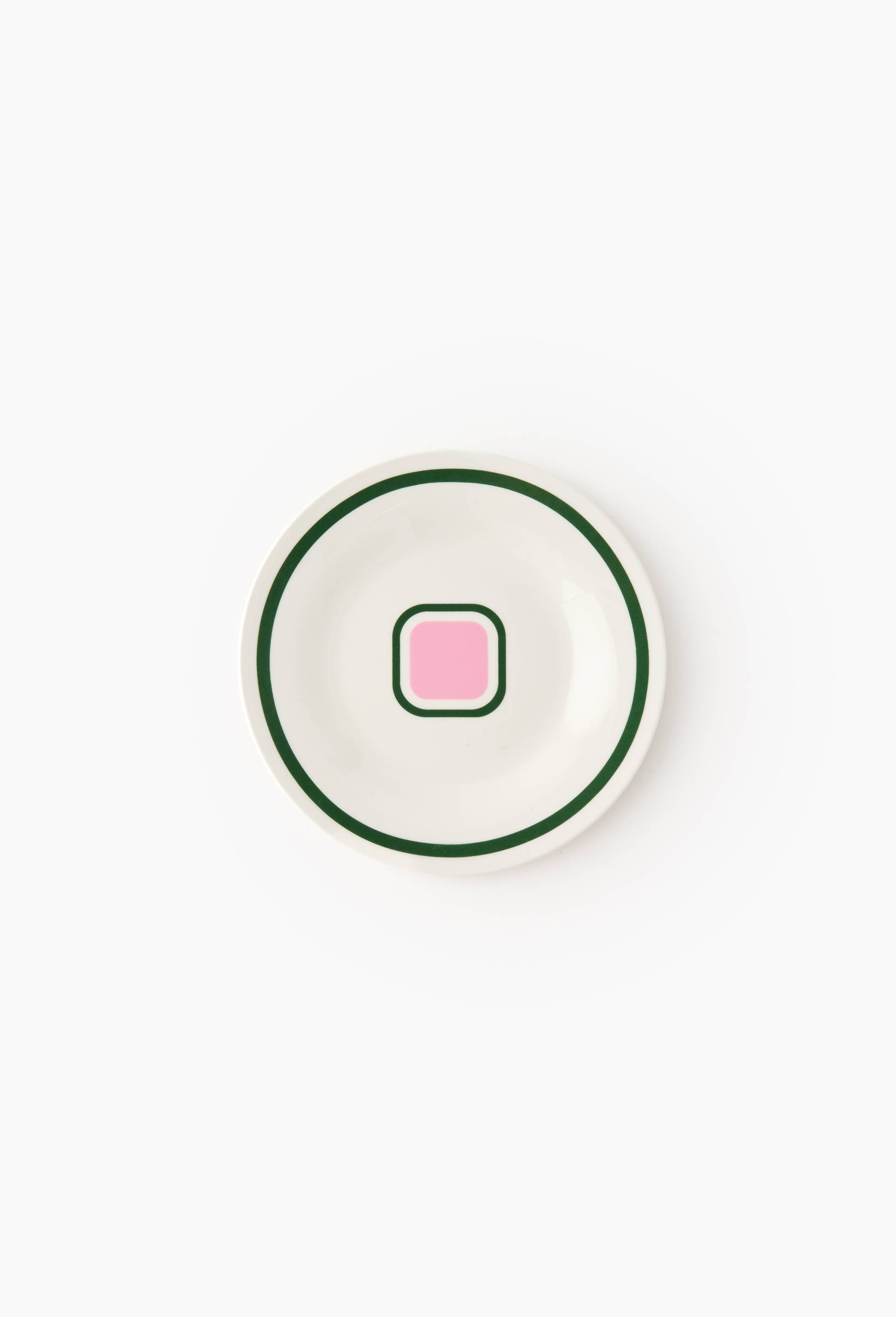 Assiette &agrave; pain finition imprim&eacute;e, 15cm, Rose, large image number 0.0