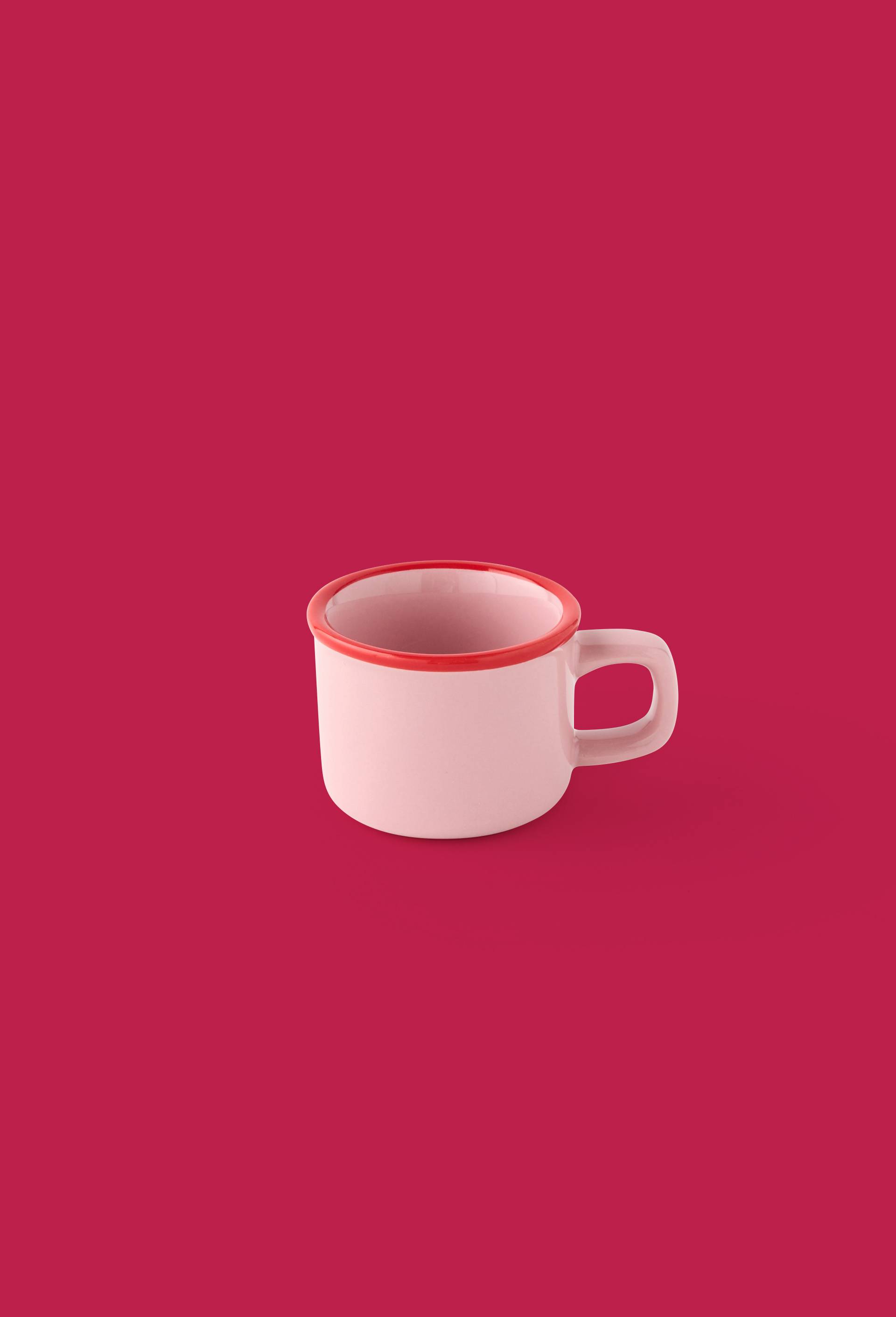 Tasse finition liser&eacute;, 6cl, Rose, large image number 0