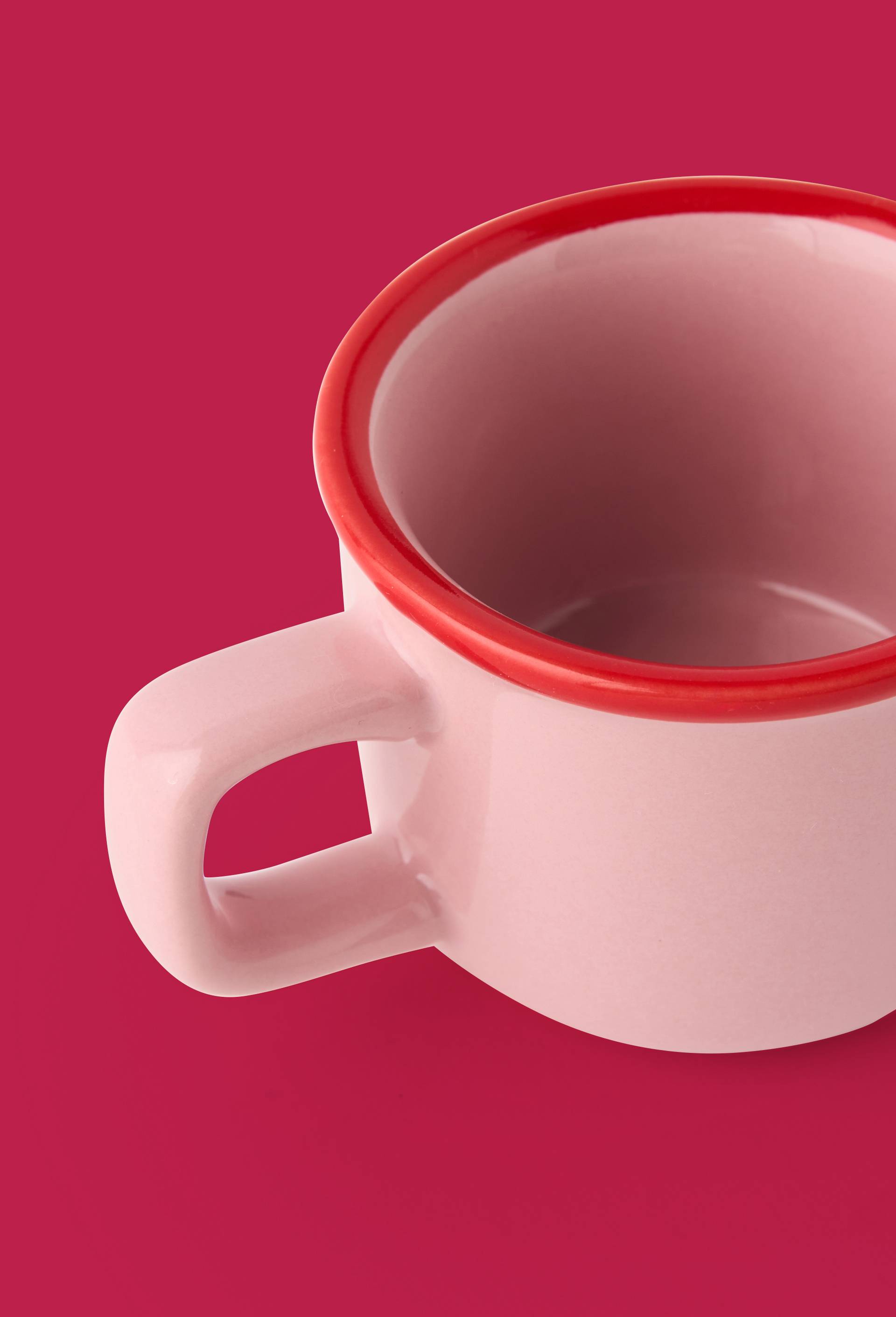 Tasse finition liser&eacute;, 6cl, Rose, large image number 1.0