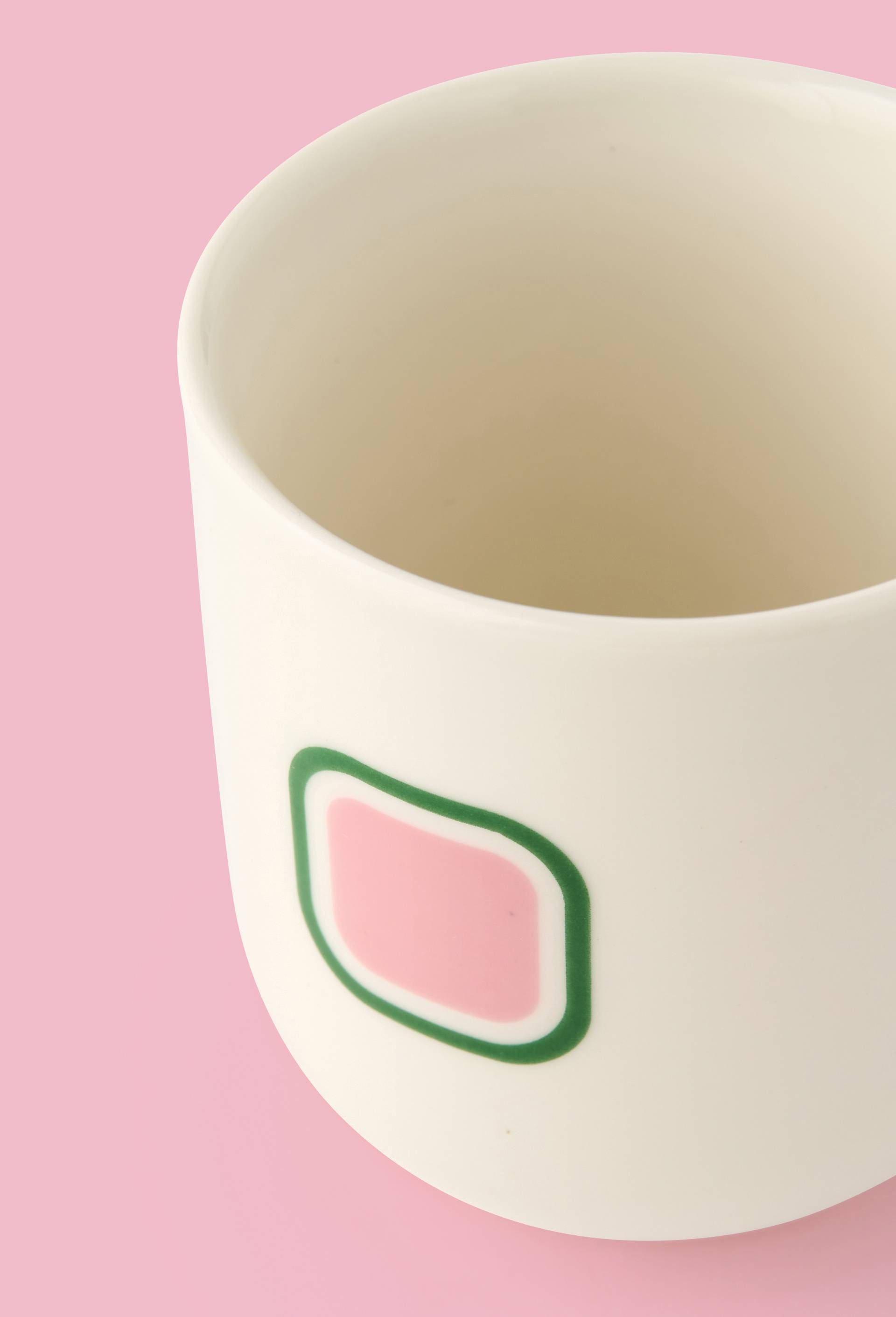 Tasse finition imprim&eacute;e, 20cl, Rose, large image number 1.0
