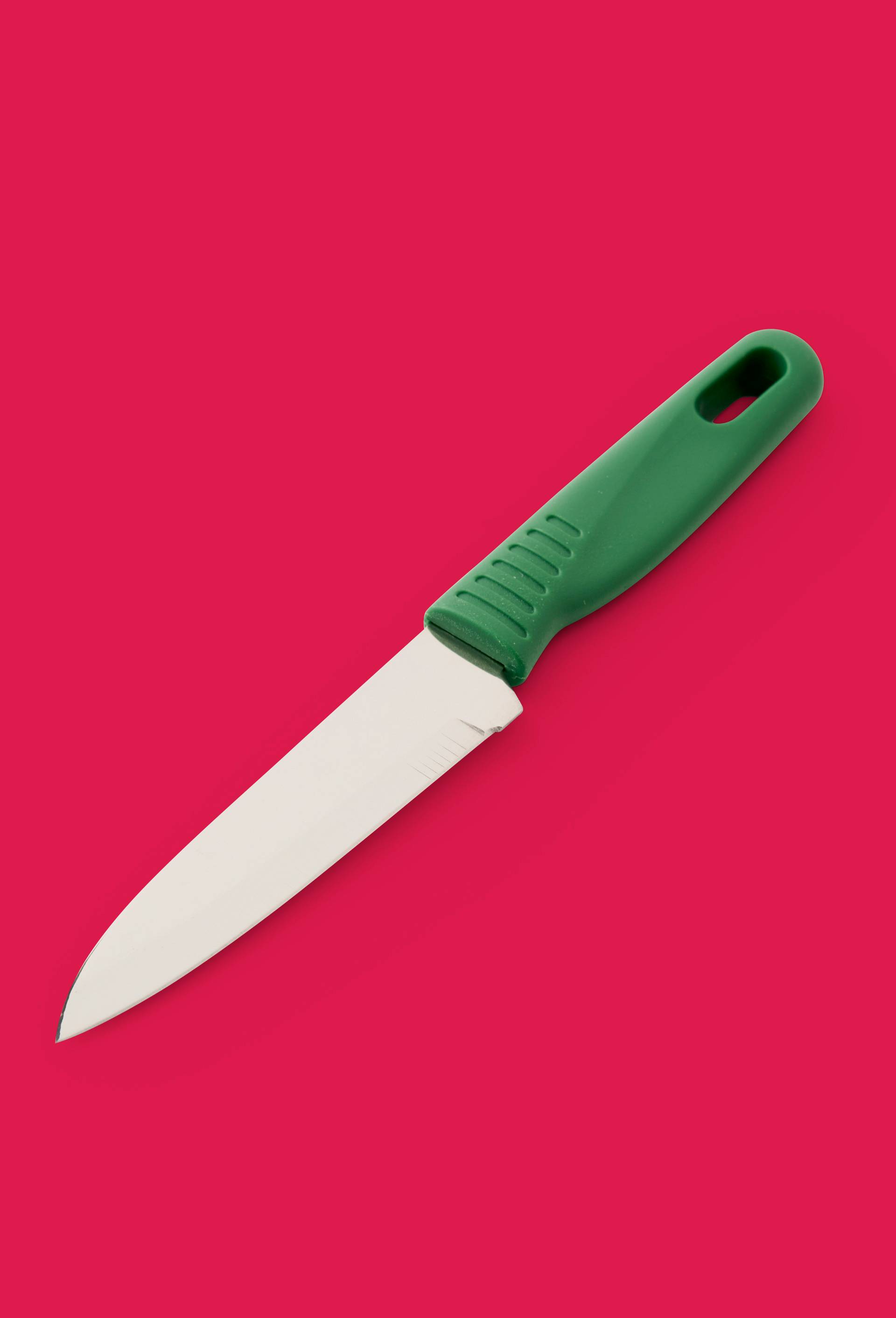 Couteau, 19cm, Vert, large image number 1