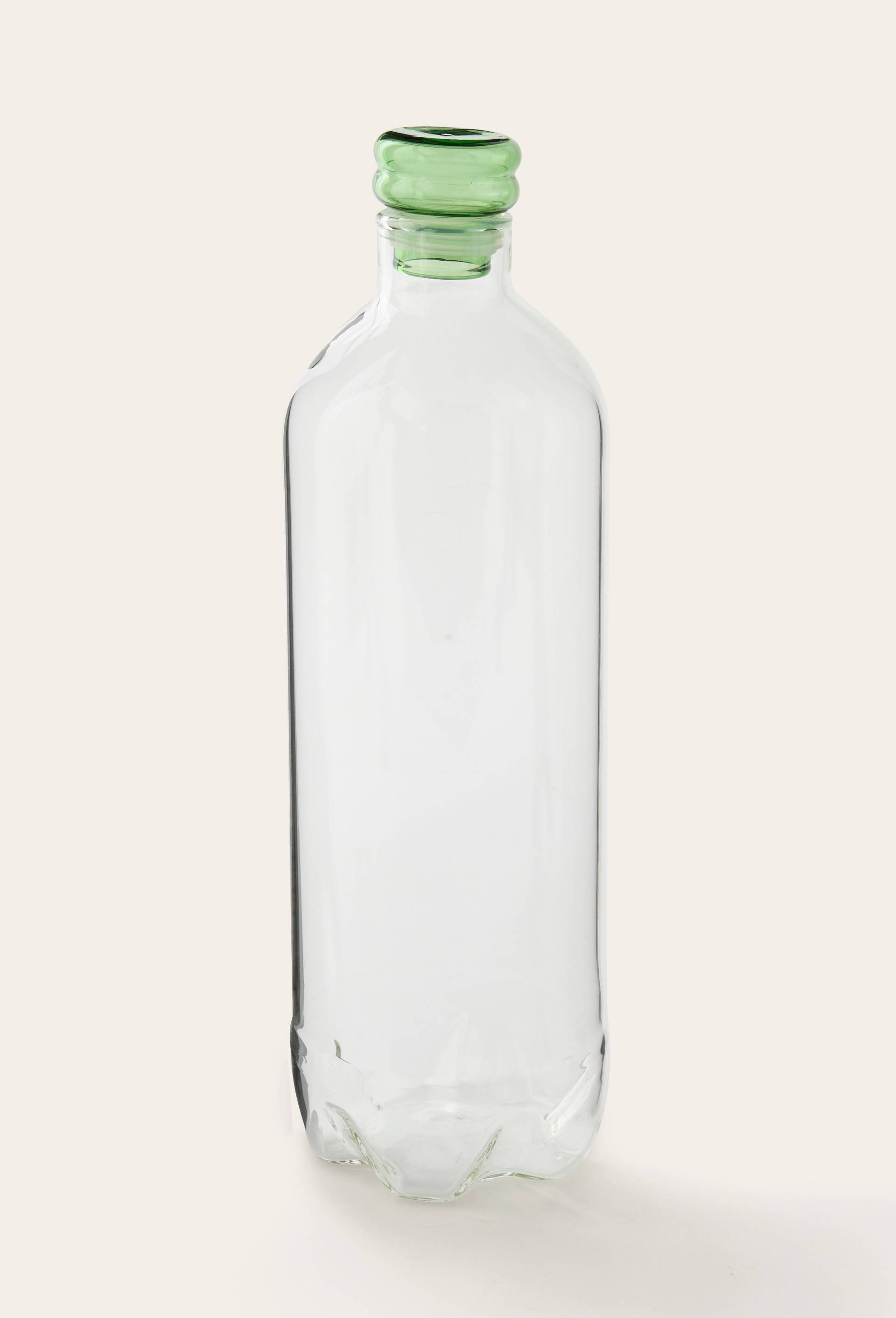 Bouteille avec bouchon, 1L, en verre, Transparent, large image number 0.0