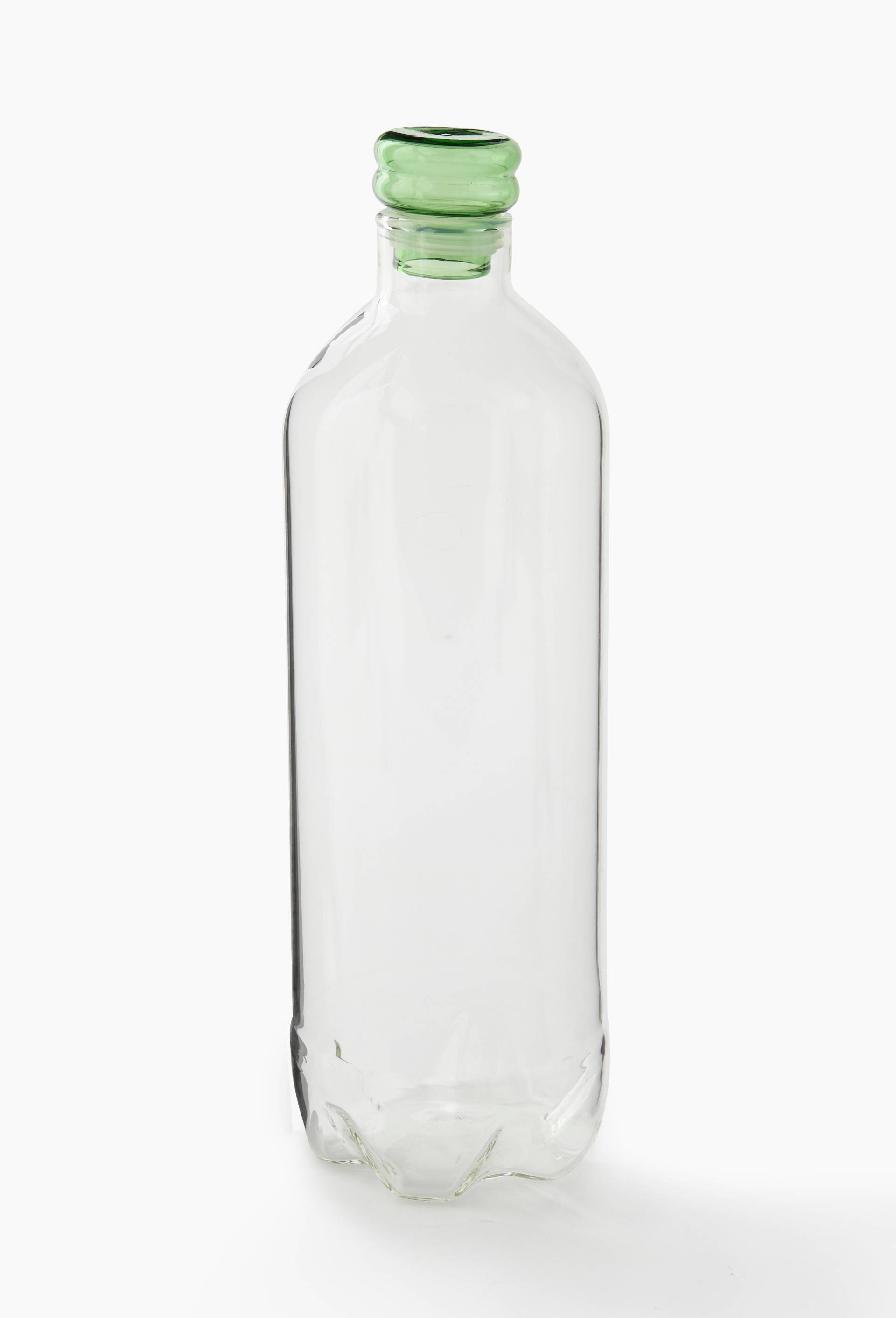 Bouteille avec bouchon, 1L, en verre, Transparent, large image number 1