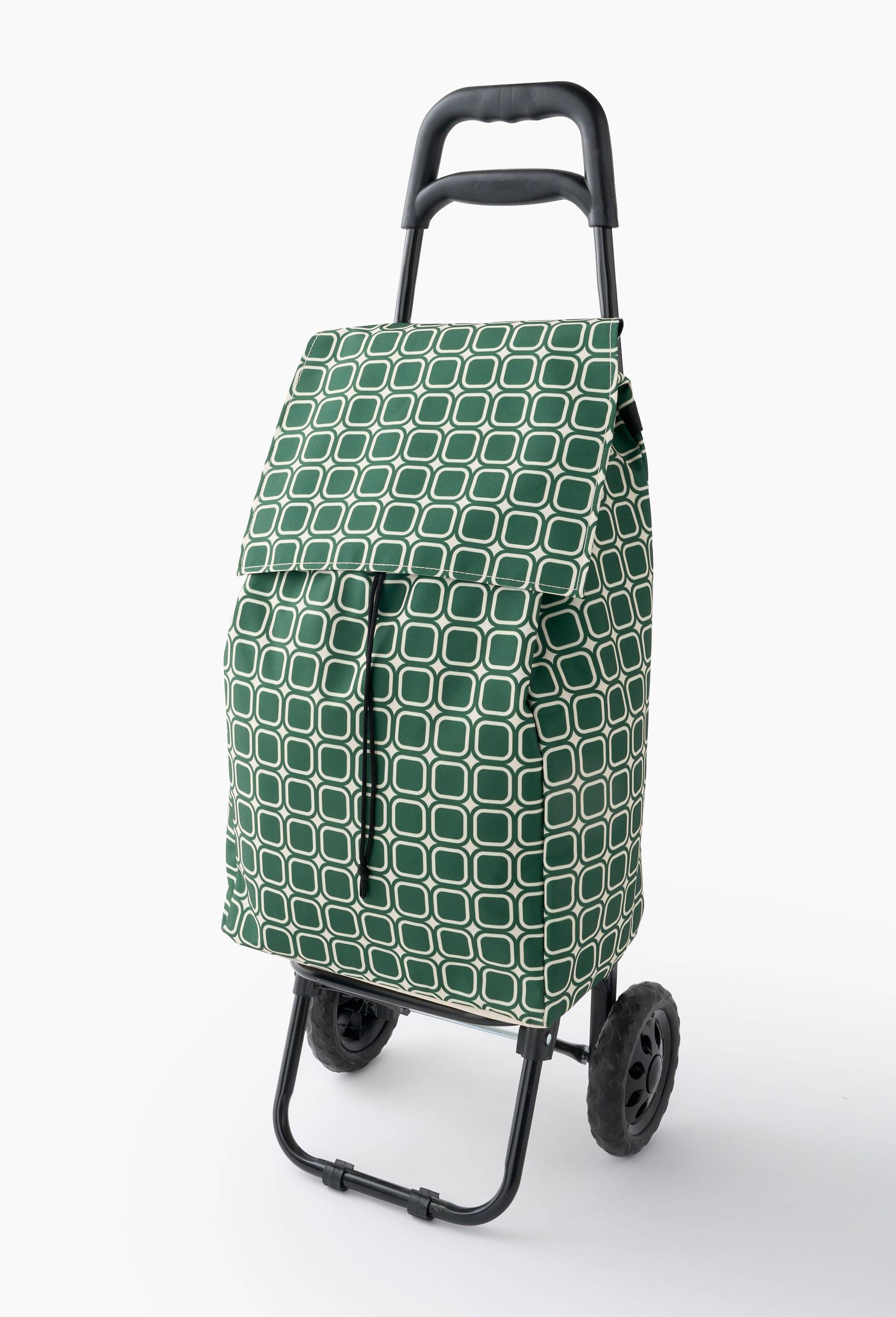 Poussette de march&eacute; finition imprim&eacute;, 38L, Vert, large image number 0