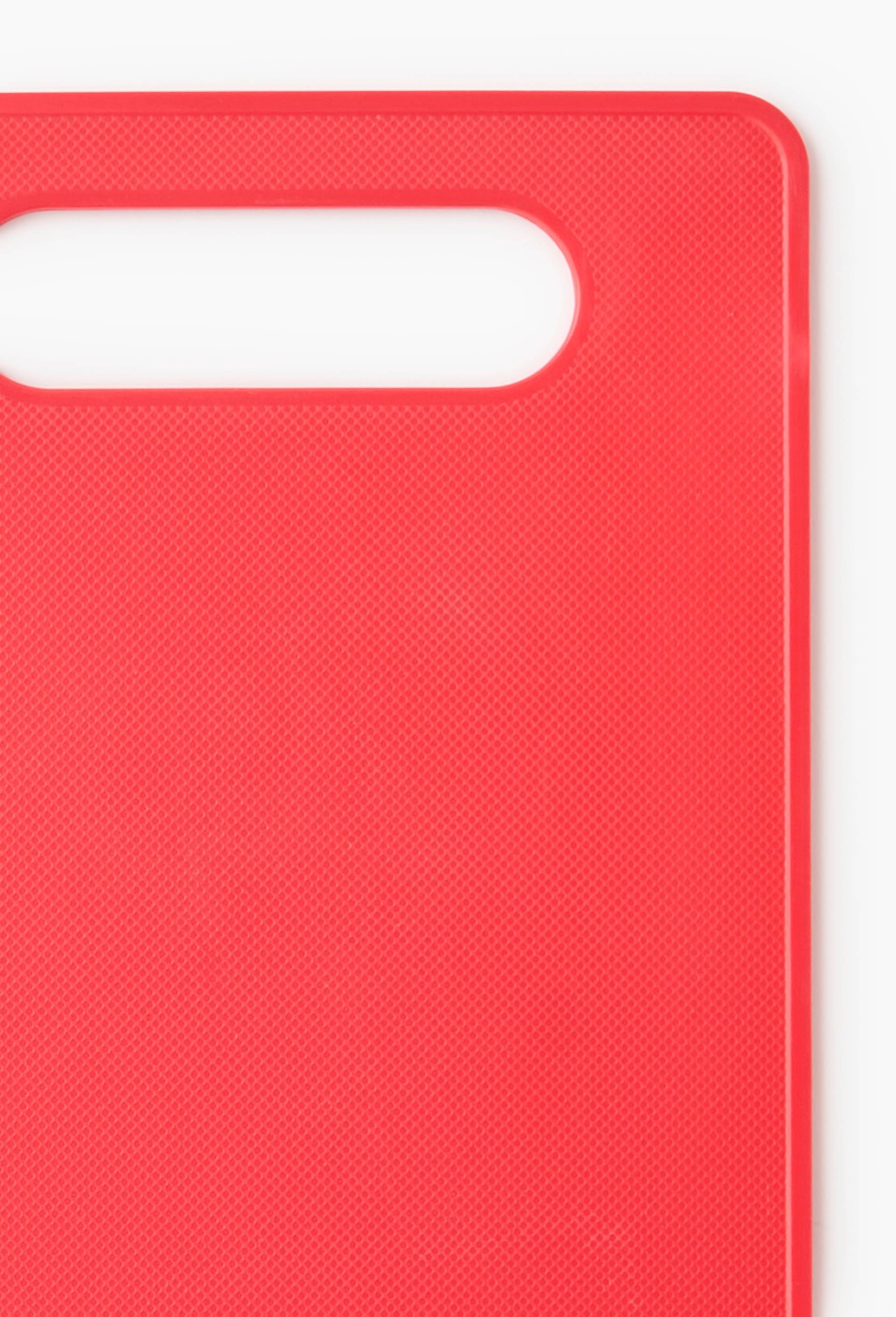 Planche &agrave; d&eacute;couper, 29x19cm, Rouge, large image number 1