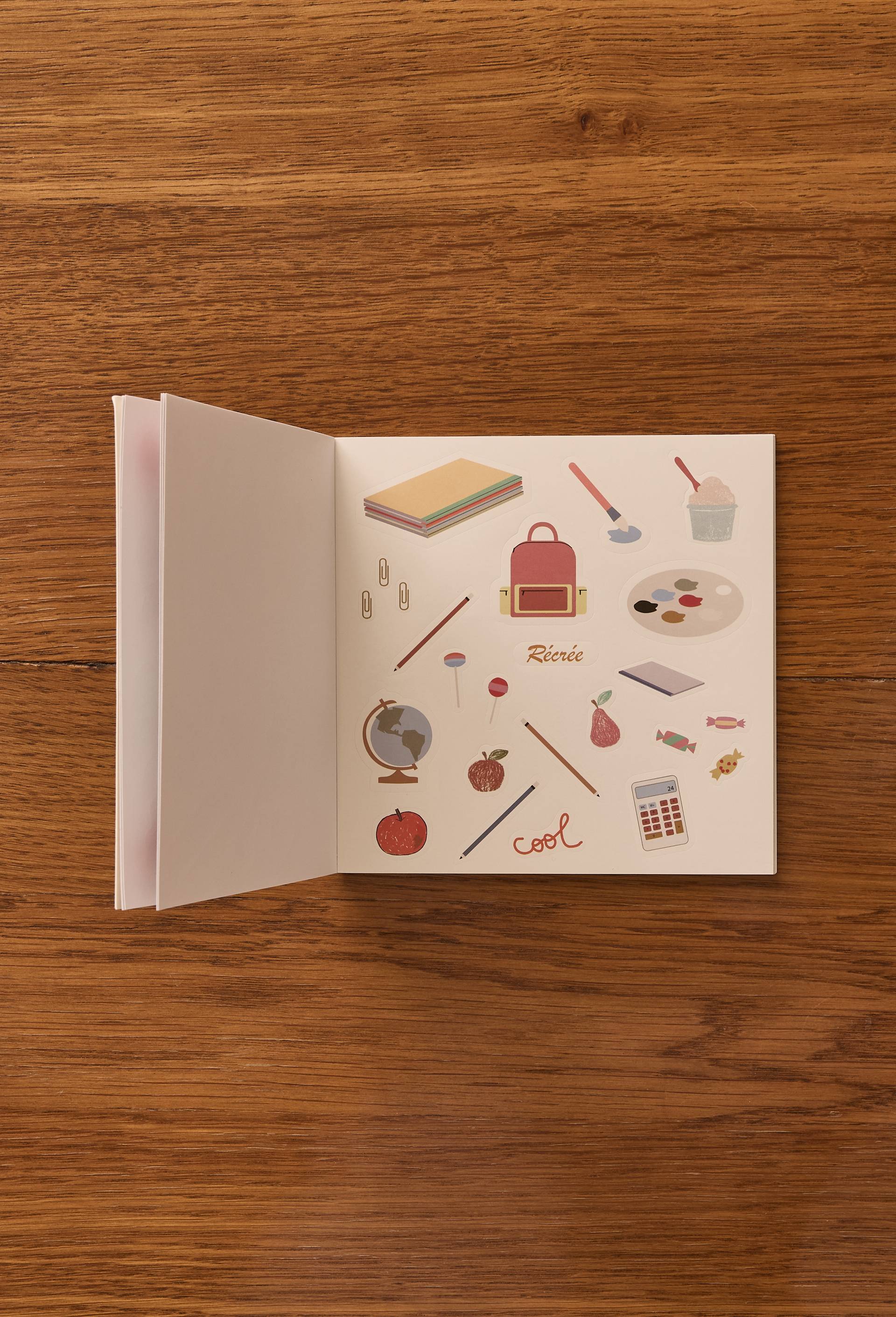 Carnets de stickers, 24 pages, Beige clair, large image number 1.0