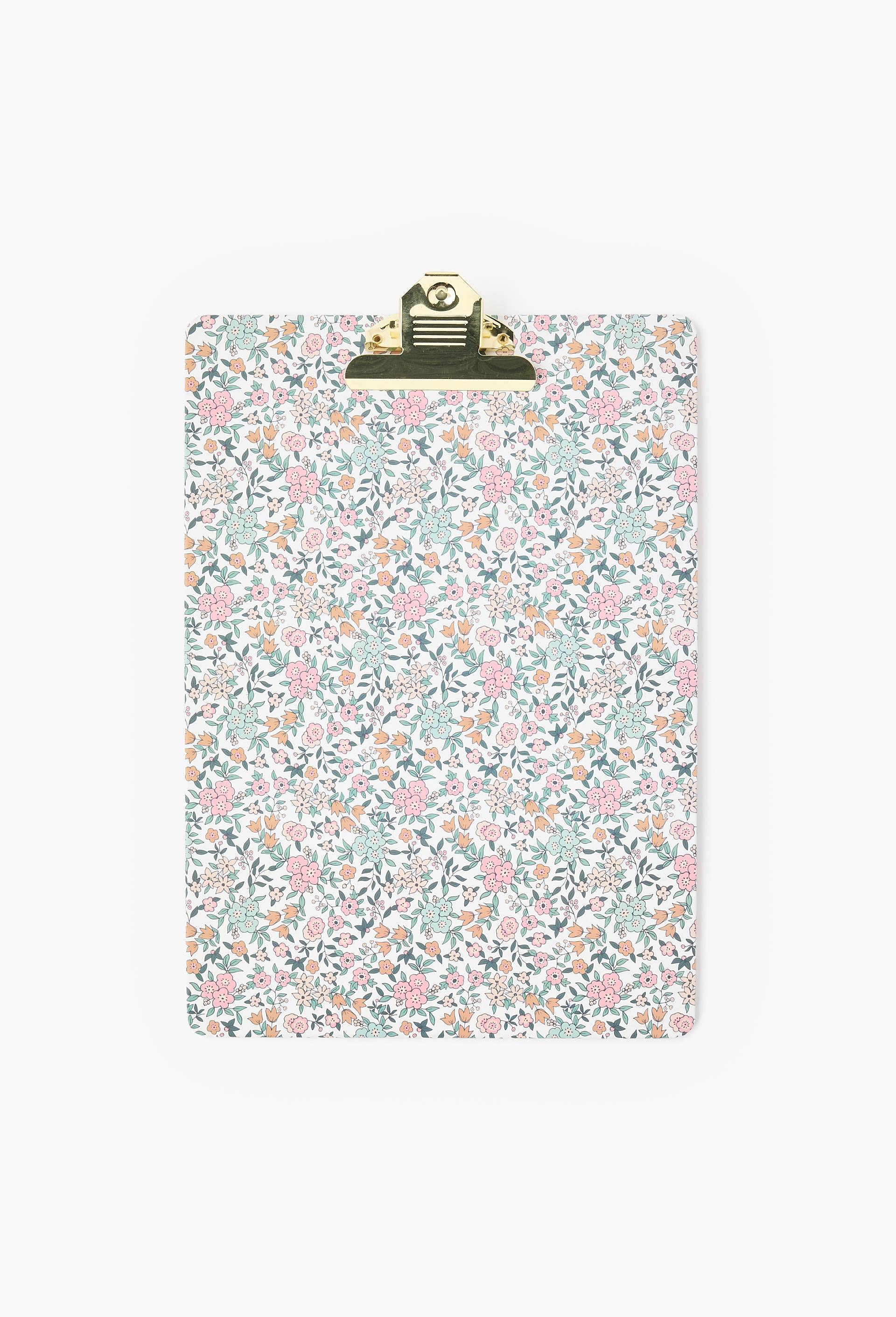 Porte bloc avec pince m&eacute;tallique, Beige clair, large image number 0