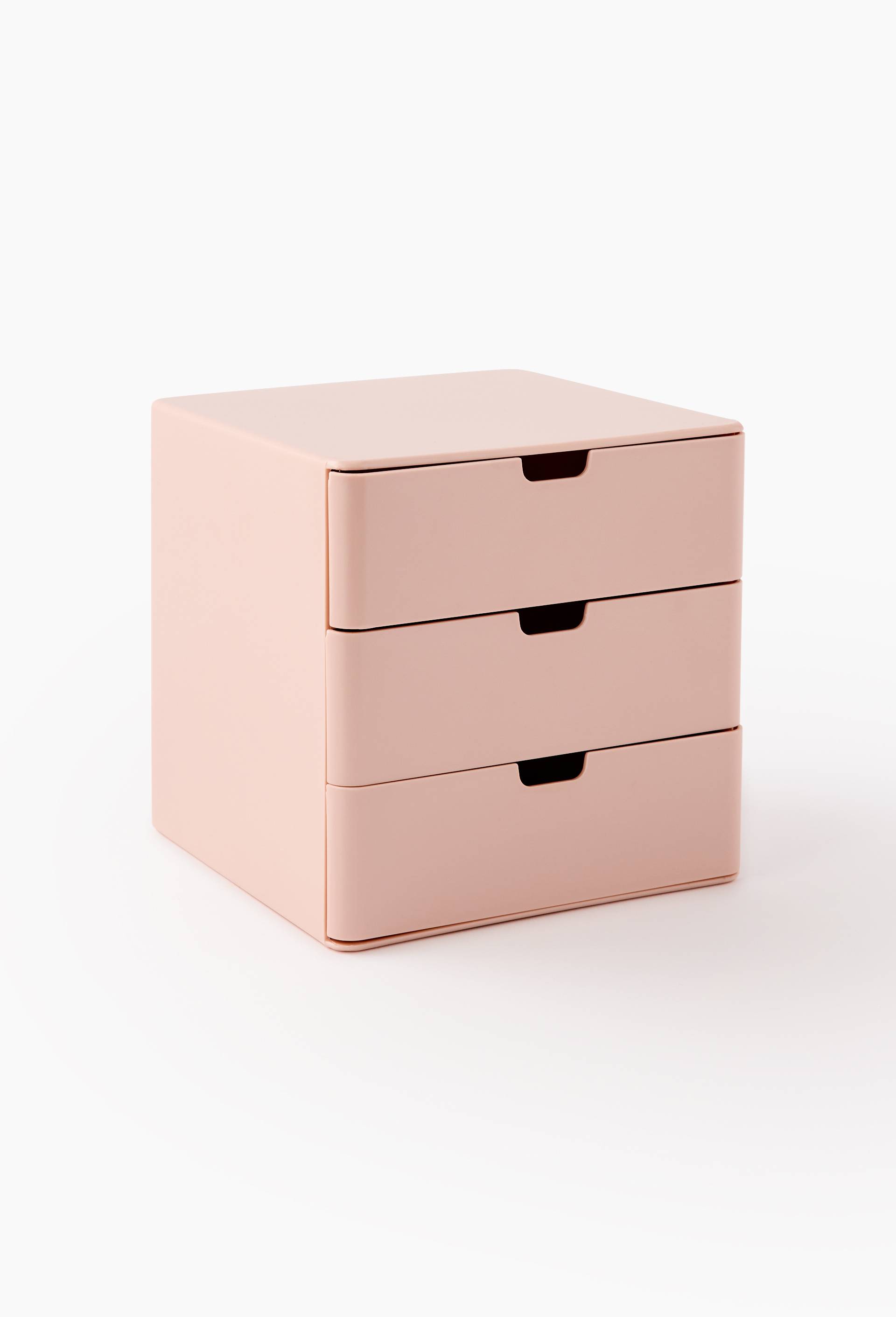 Boite 3 tiroirs, Rose clair, large image number 0