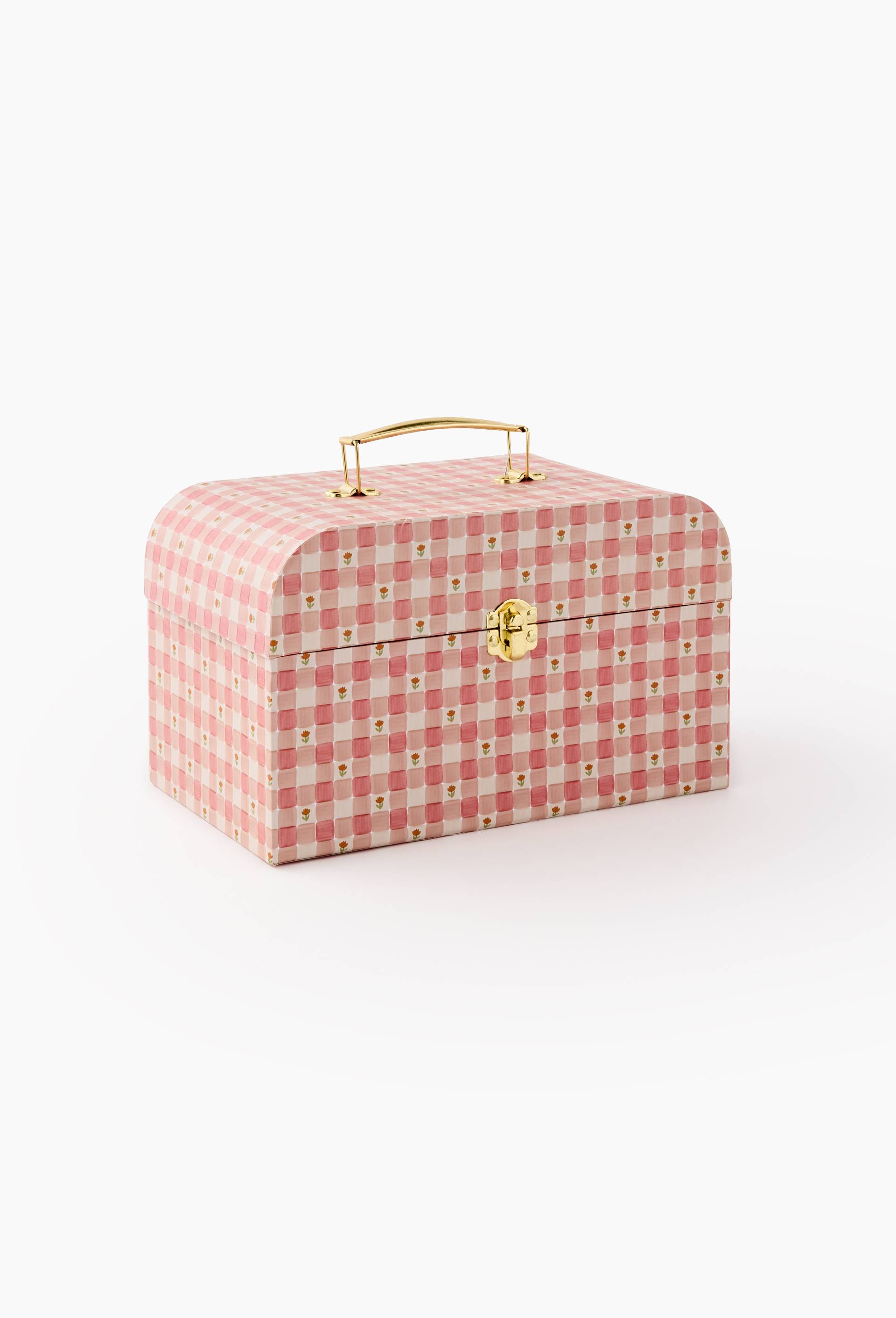 Coffre de rangement, Rose, large image number 0