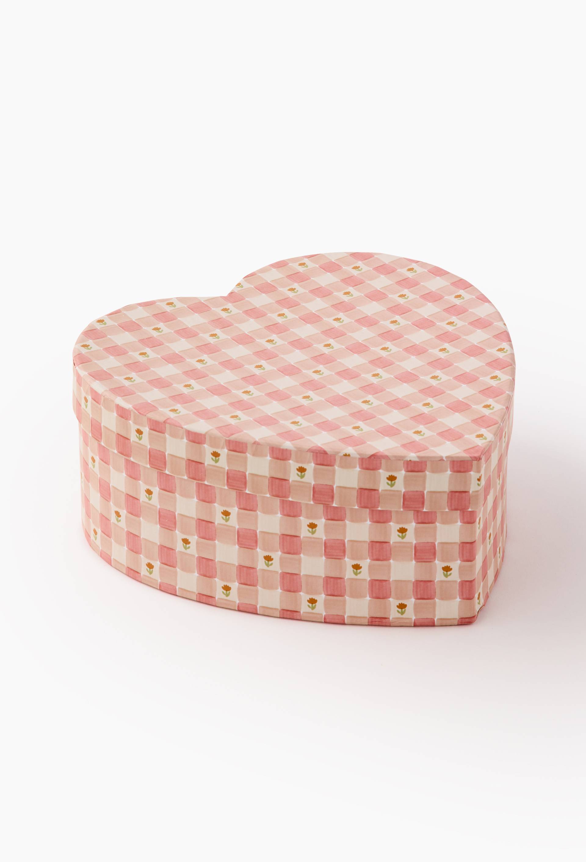 Boite de rangement coeur, Rose, large image number 0