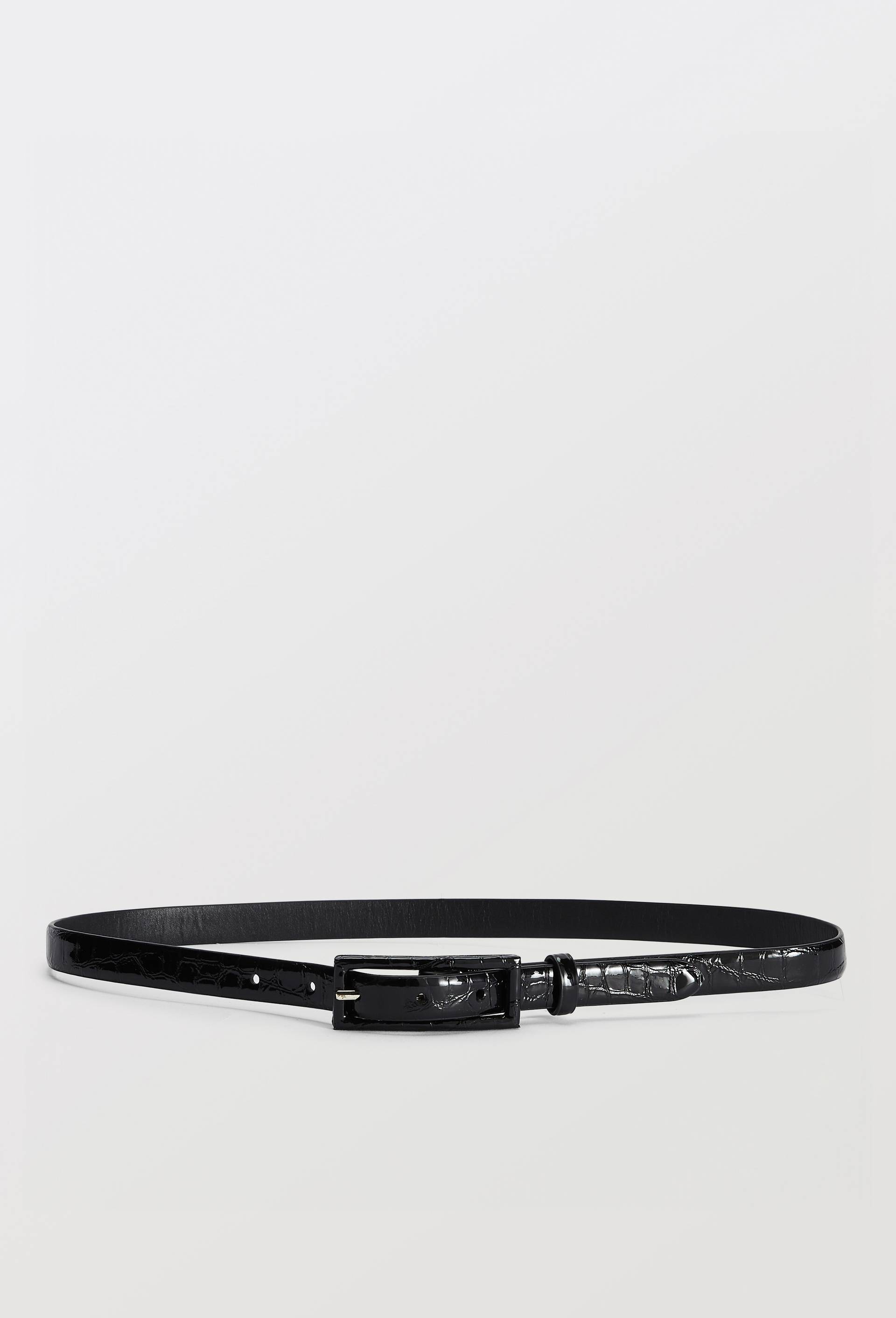 Ceinture en cuir, Noir, large image number 0.0