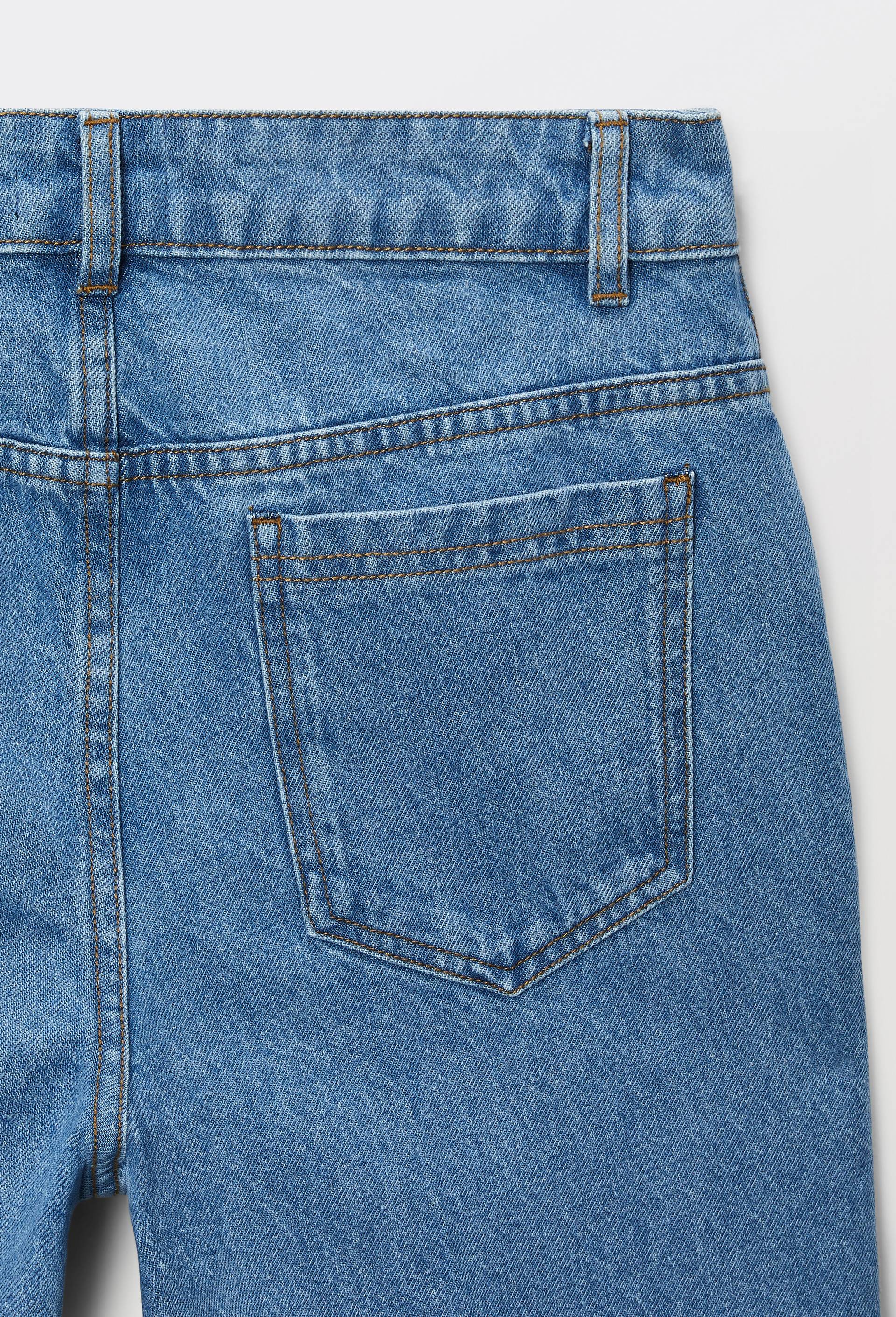 Jean taille haute large, Bleu, large image number 4.0