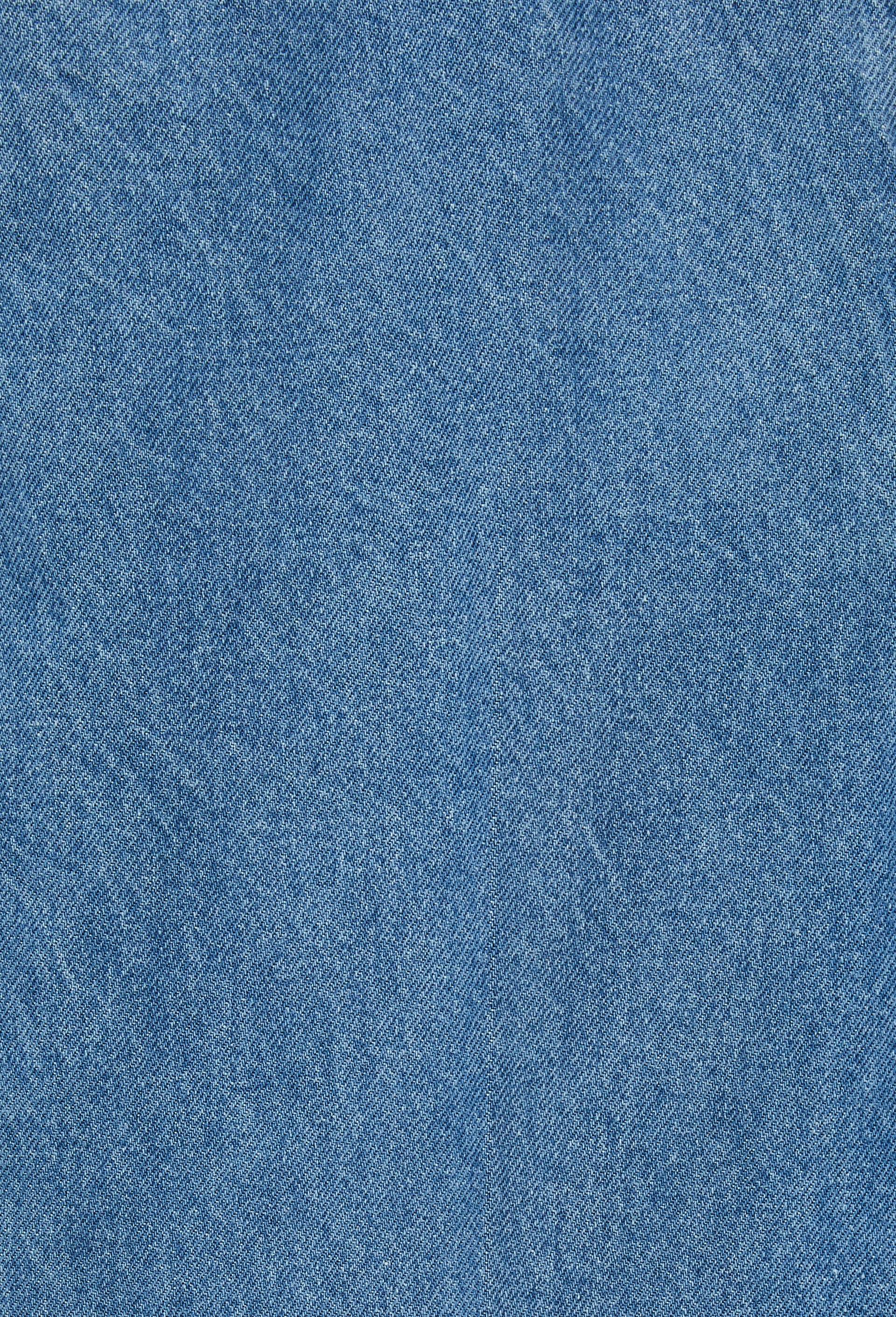 Jean taille haute large, Bleu, large image number 5