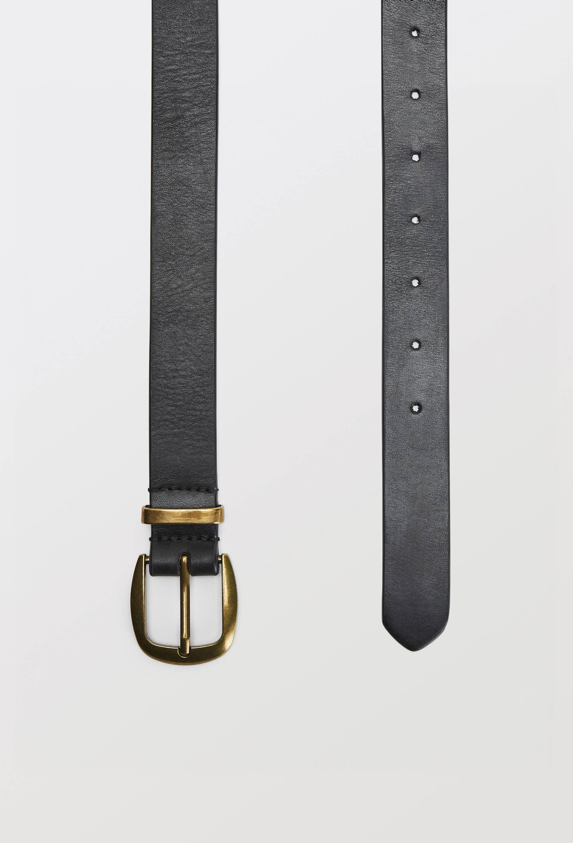 Ceinture bijou en cuir, Noir, large image number 1.0