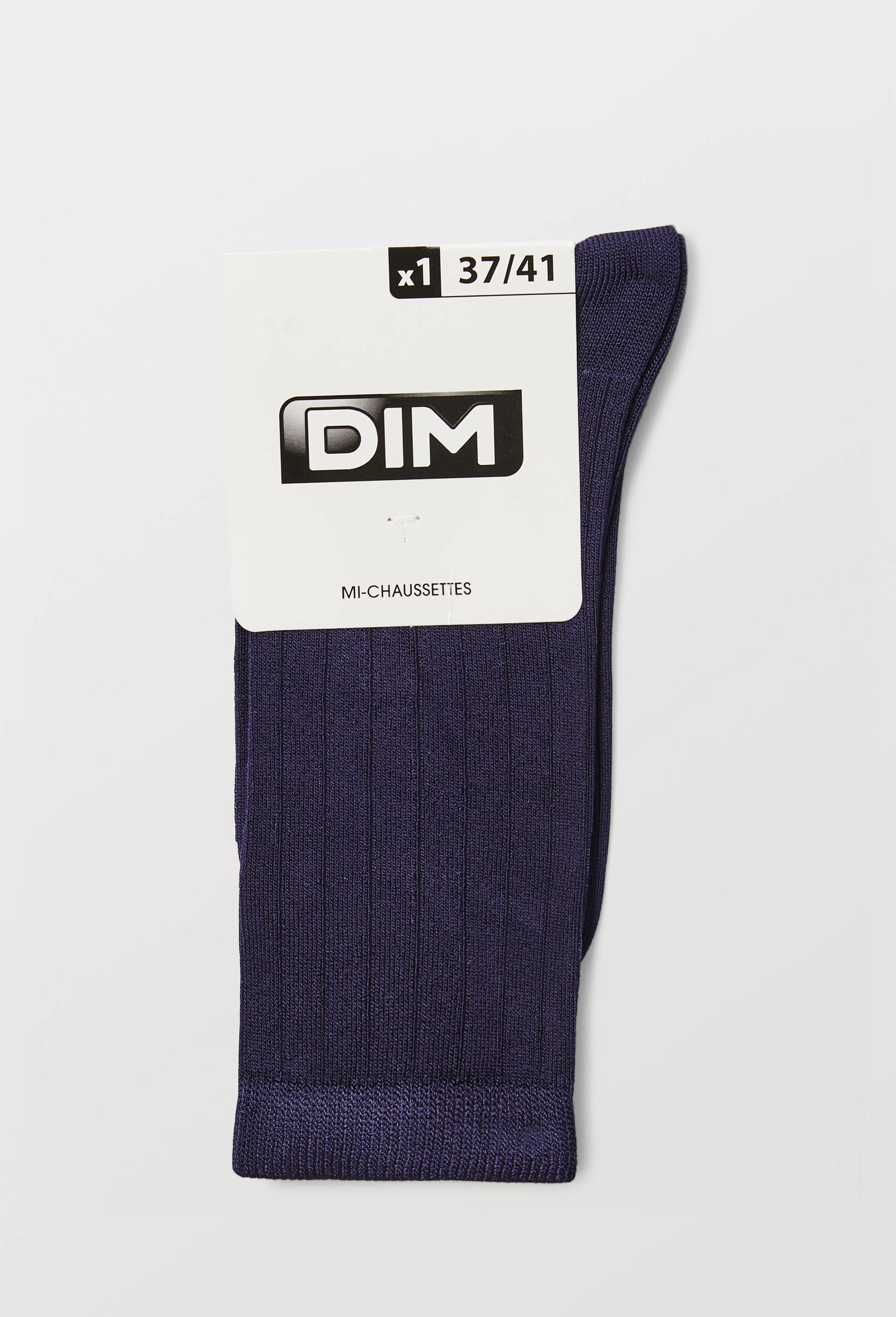 La paire de chaussettes DIM, certifi&eacute; OEKO-TEX, Bleu fonc&eacute;, large image number 2