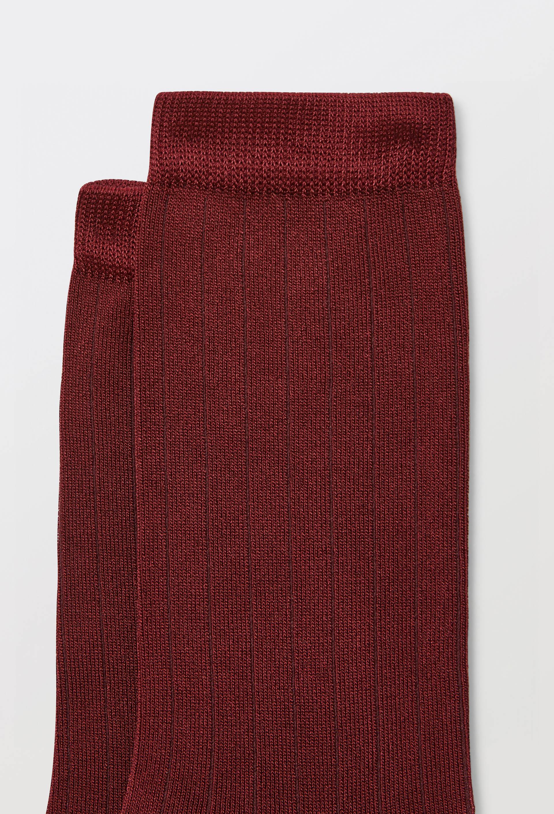 La paire de chaussettes DIM, certifi&eacute; OEKO-TEX, Rouge fonc&eacute;, large image number 1