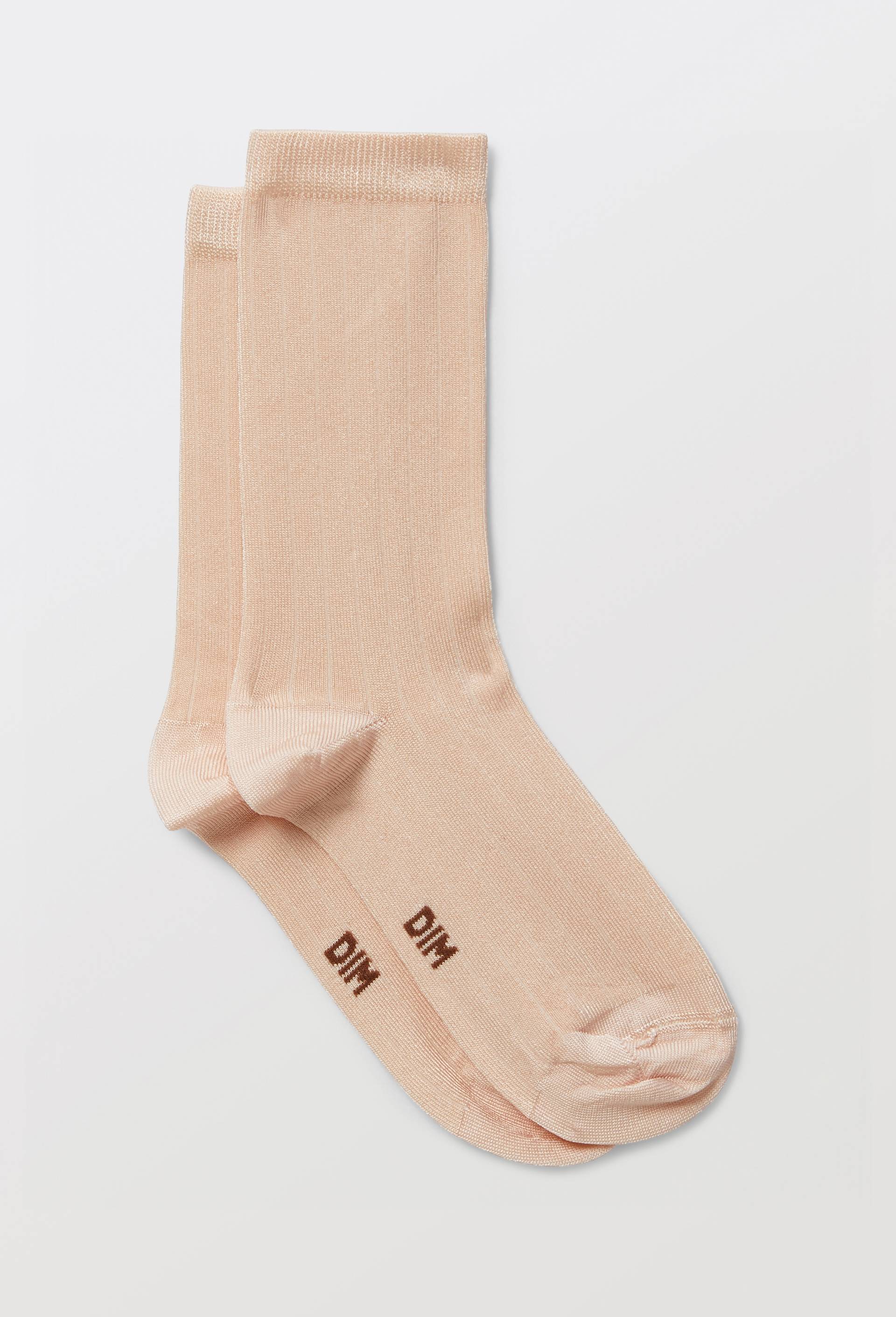 La paire de chaussettes DIM, certifi&eacute; OEKO-TEX, Rose clair, large image number 0