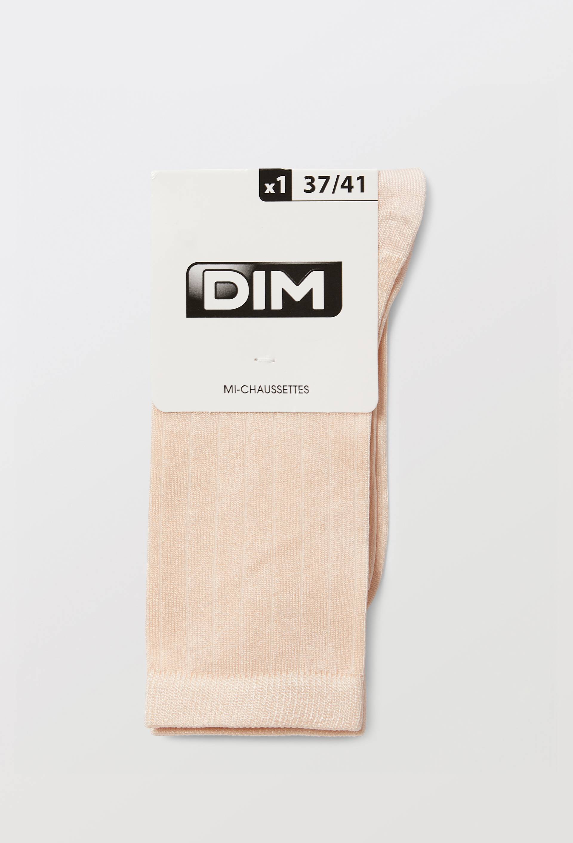 La paire de chaussettes DIM, certifi&eacute; OEKO-TEX, Rose clair, large image number 2