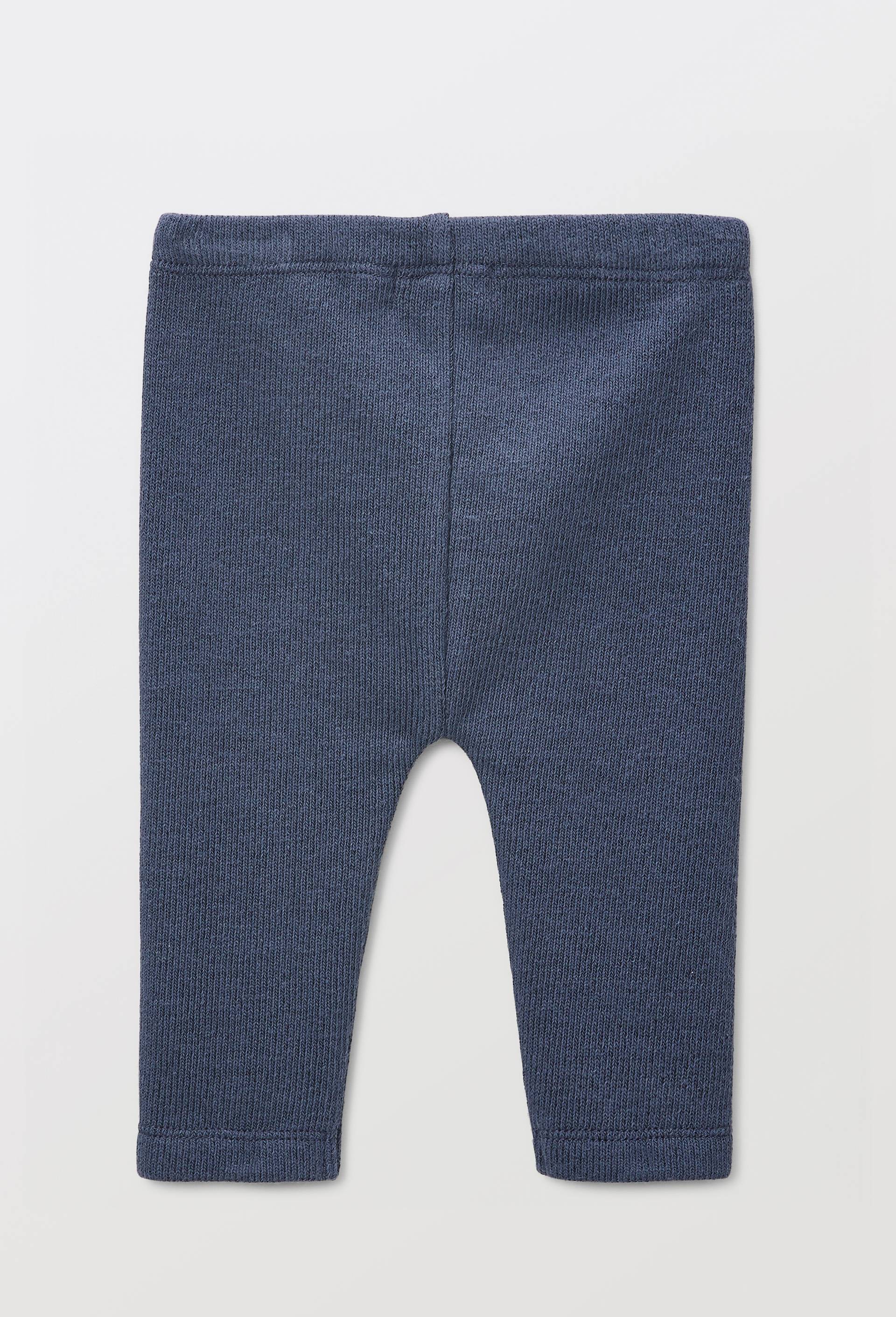 Legging uni en maille, Bleu fonc&eacute;, large image number 2.0
