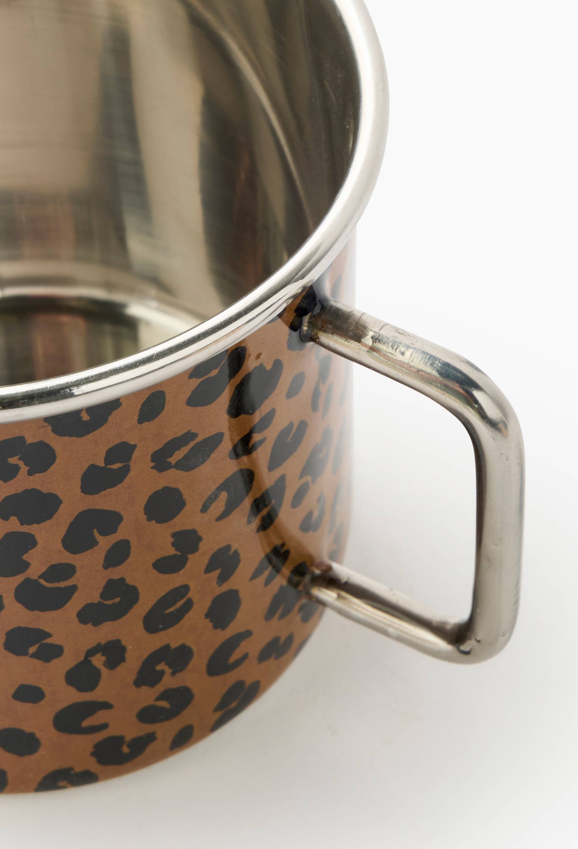 Tasse finition imprim&eacute;e, 50cl, en acier inoxydable, Brun, large image number 1