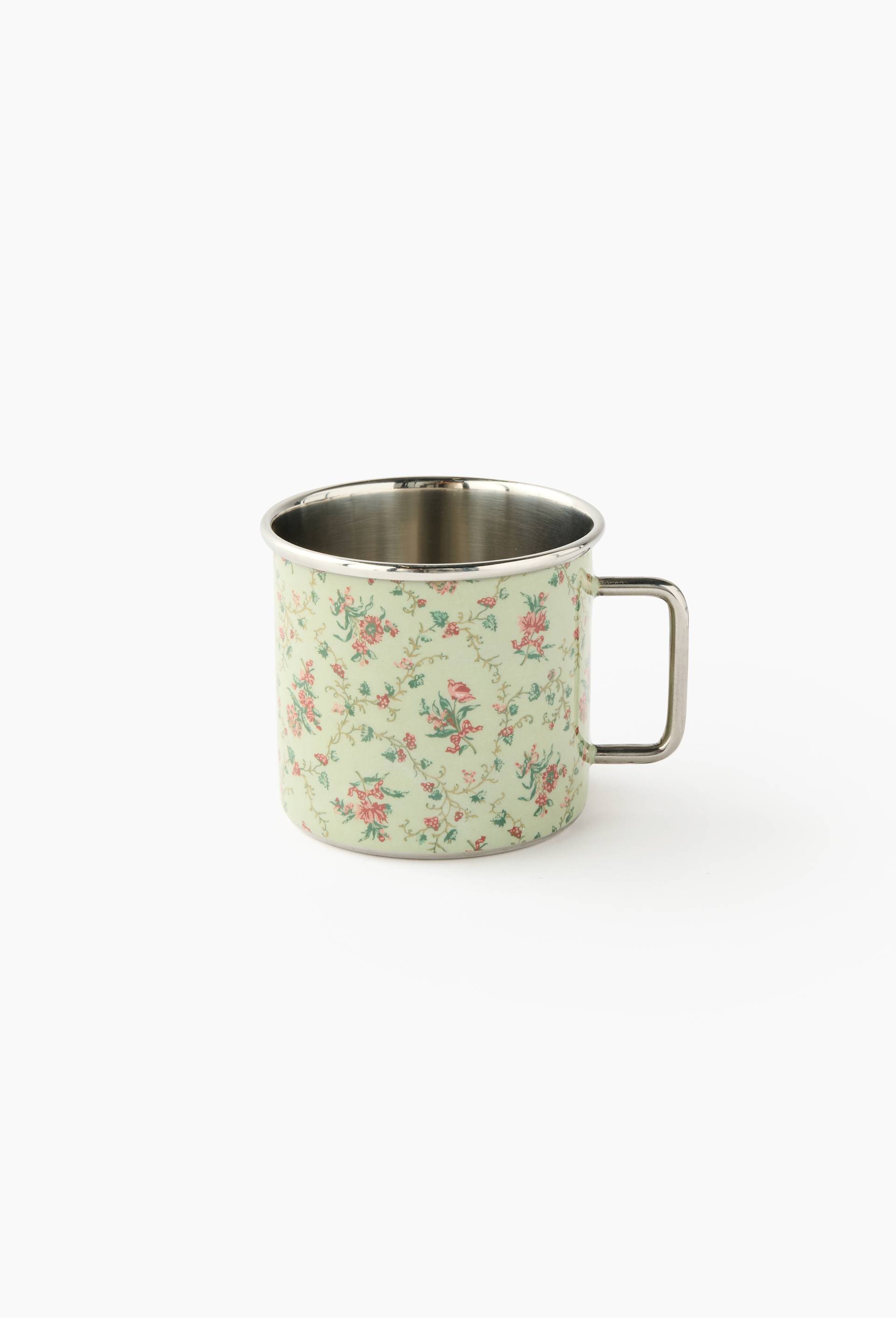 Tasse finition imprim&eacute;e, 50cl, en acier inoxydable, Vert clair, large image number 0