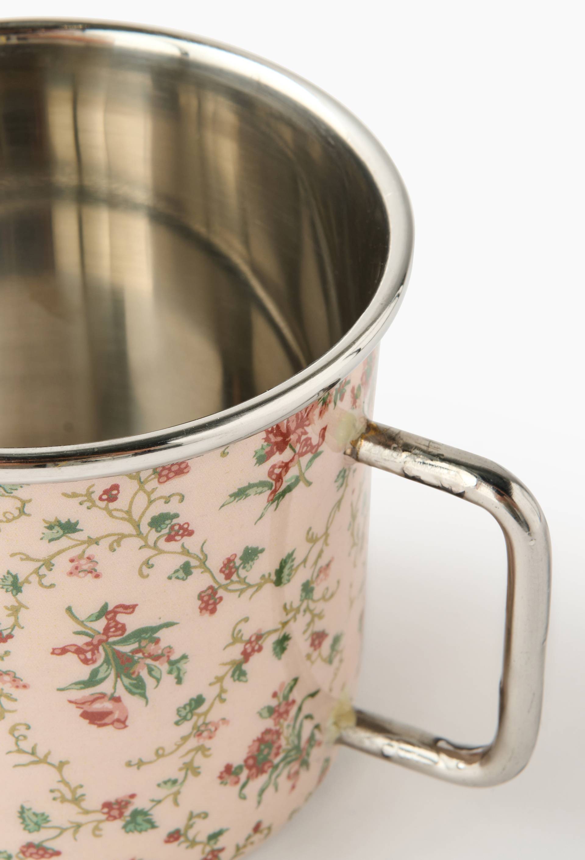 Tasse finition imprim&eacute;e, 50cl, en acier inoxydable, Rose clair, large image number 1