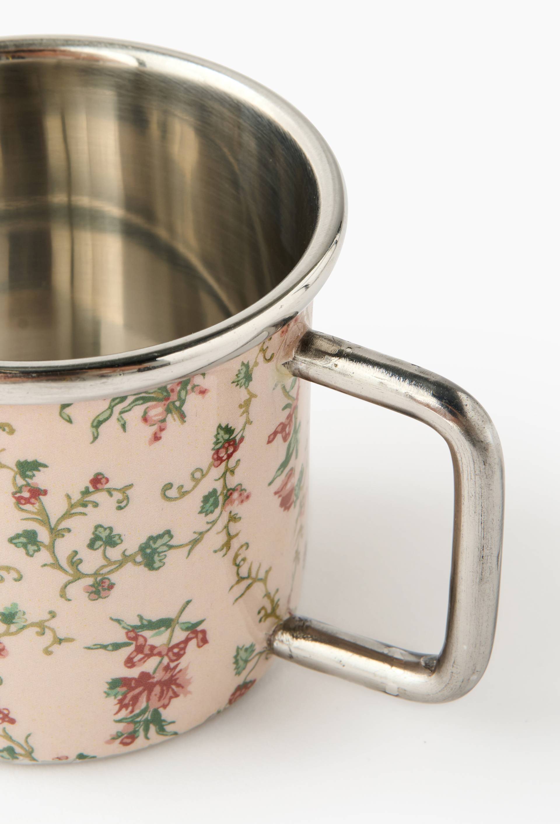 Tasse finition imprim&eacute;e, 19cl, en acier inoxydable, Rose clair, large image number 1.0