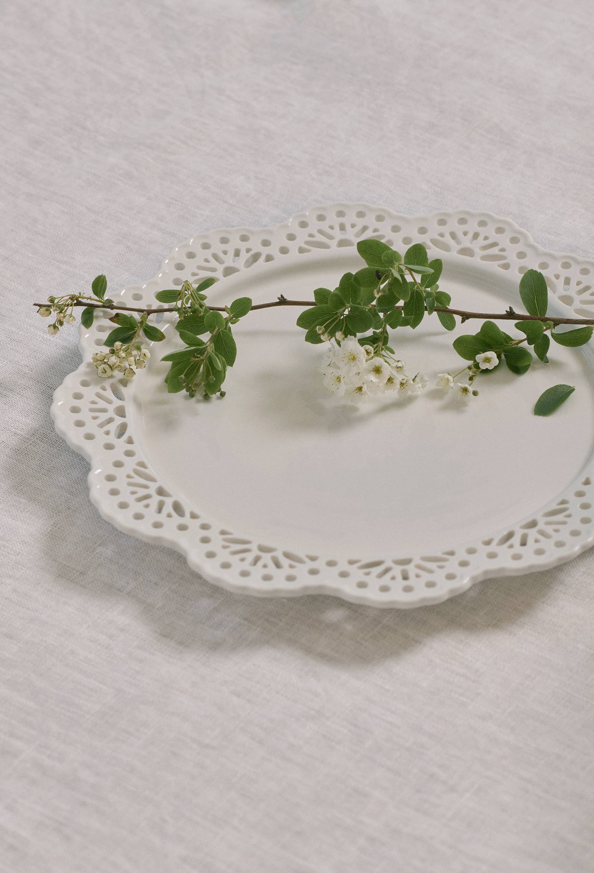 Plat de pr&eacute;sentation, 36cm, Blanc, large image number 0.0