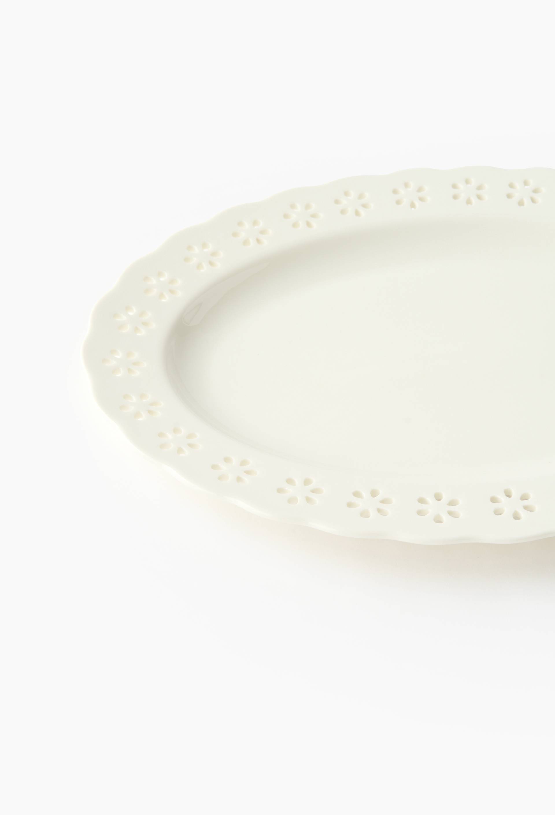 Plat de pr&eacute;sentation, 36cm, Blanc, large image number 2
