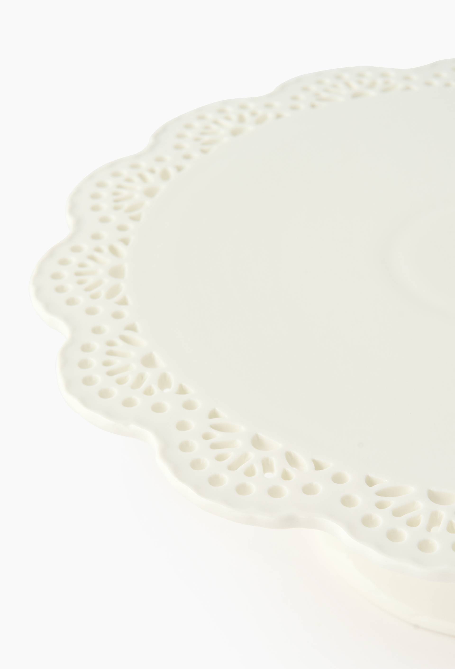 Pr&eacute;sentoir &agrave; g&acirc;teaux, 26cm, Blanc, large image number 1.0