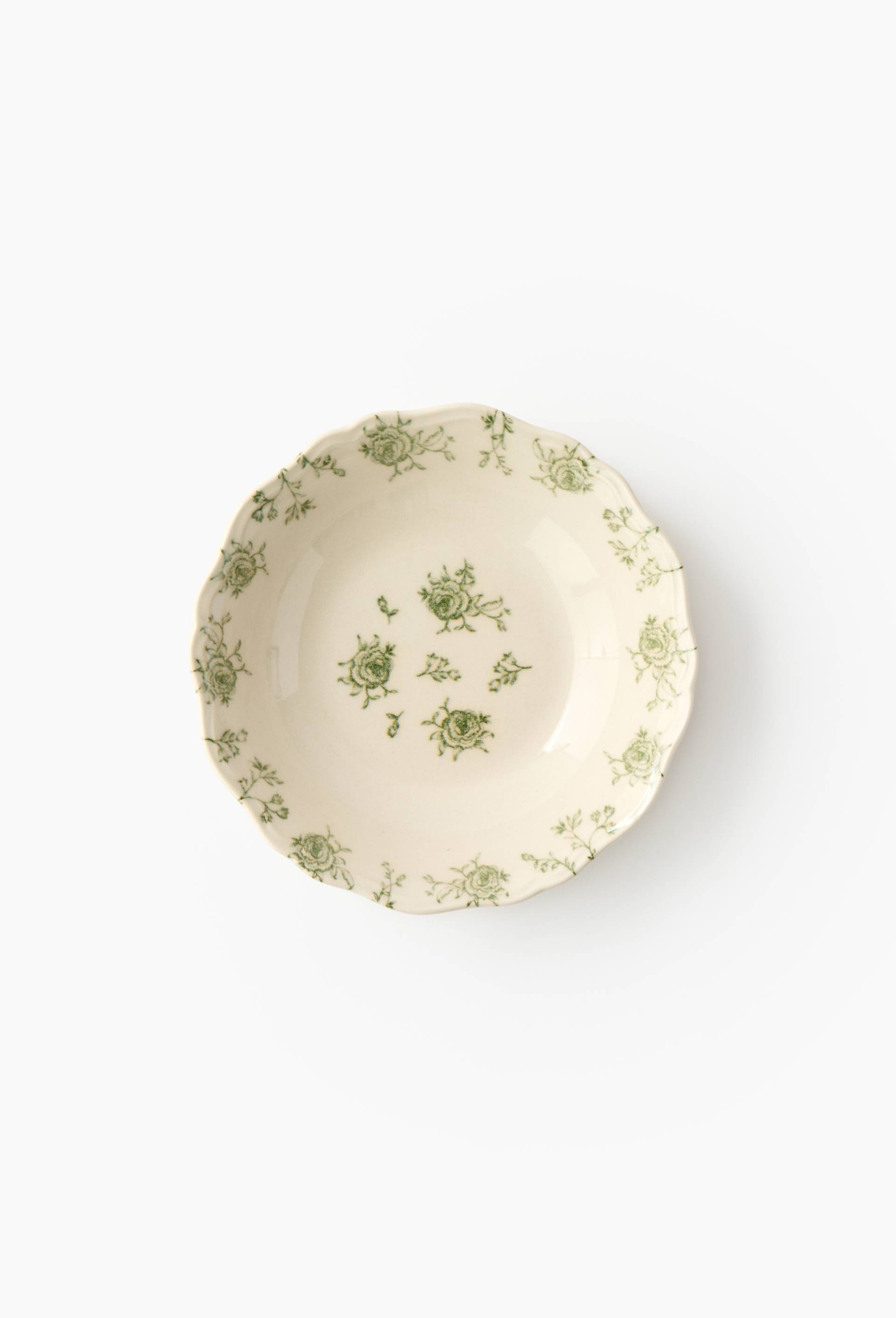 Bol finition imprim&eacute;e, 18cm, Vert, large image number 0