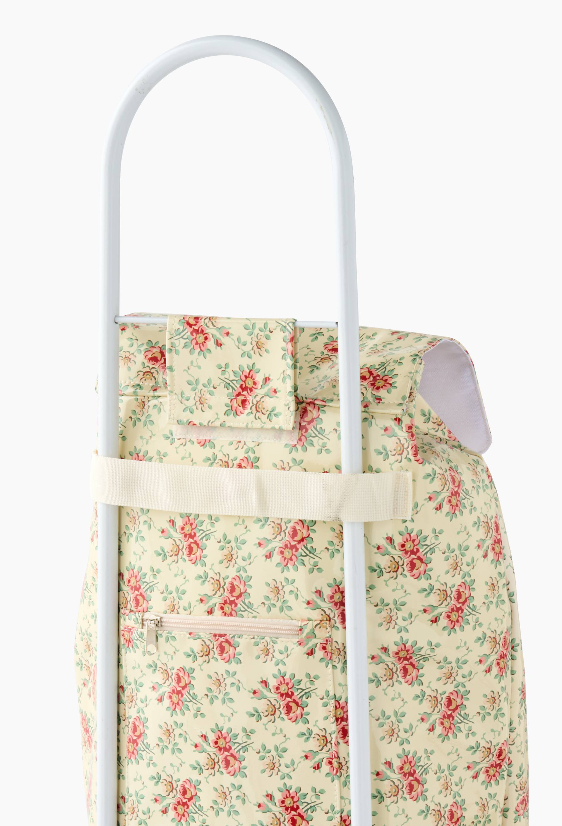 Poussette de march&eacute; finition imprim&eacute;e, 38L, Vert clair, large image number 2