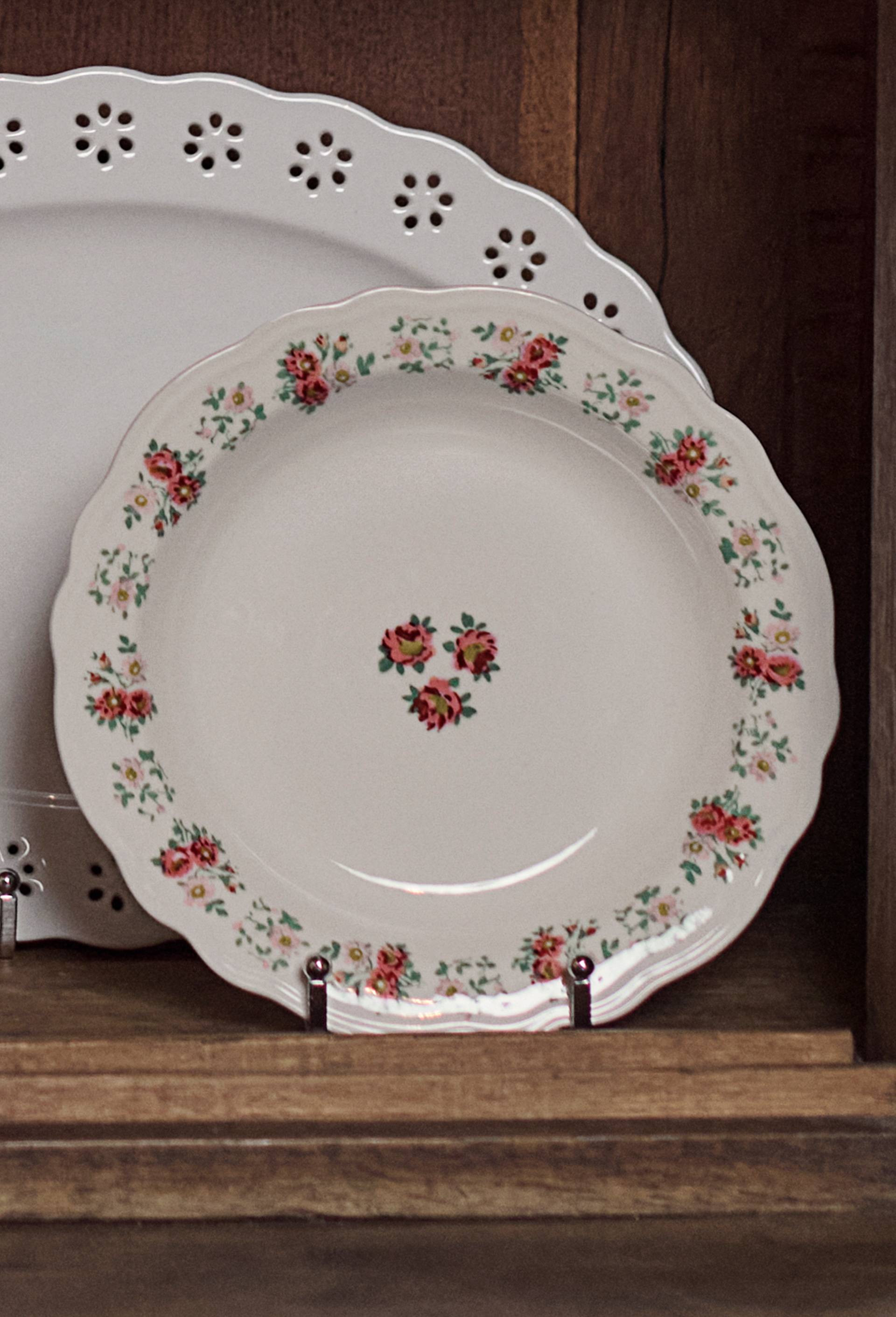Assiette creuse finition imprim&eacute;e, 21cm, Vert clair, large image number 0