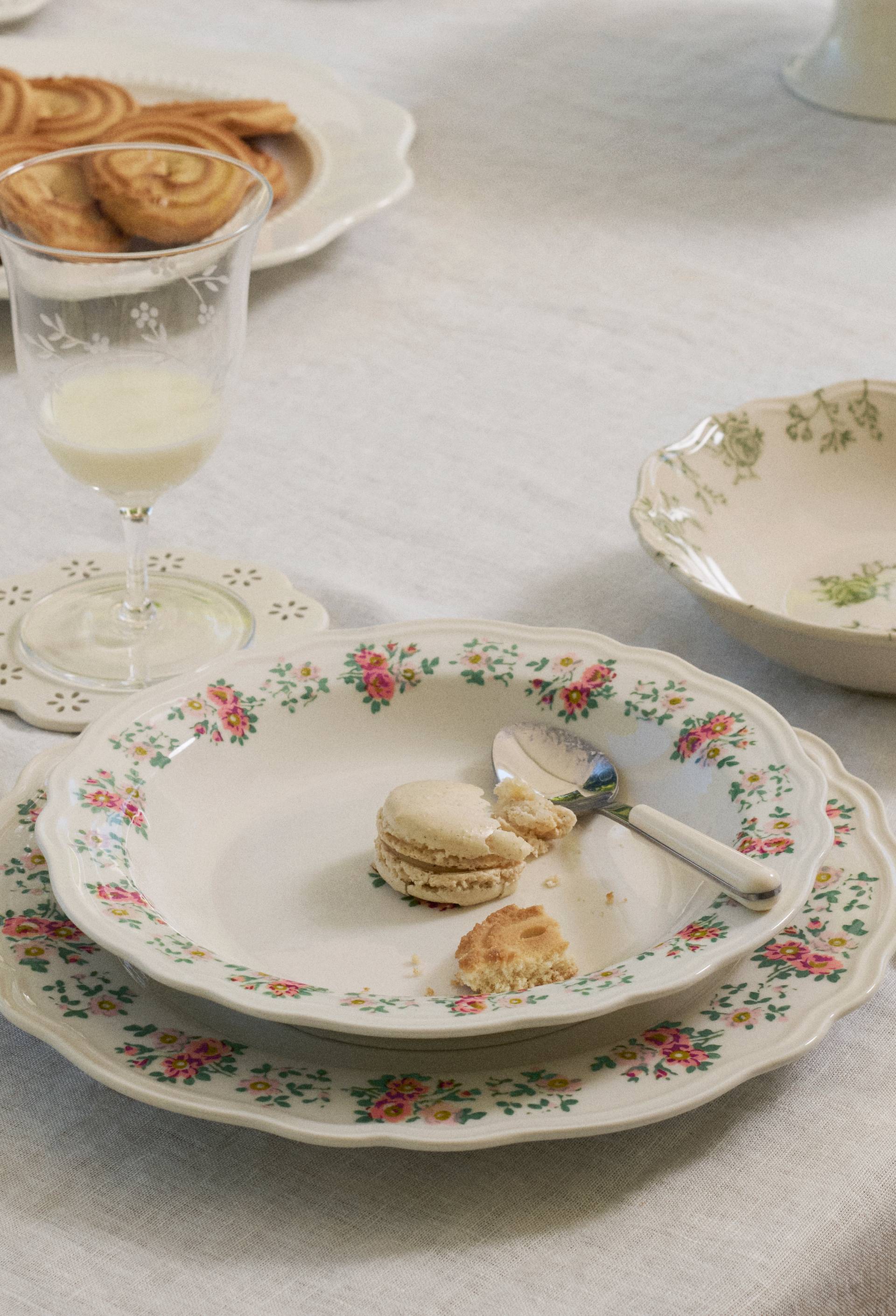 Assiette creuse finition imprim&eacute;e, 21cm, Vert clair, large image number 3