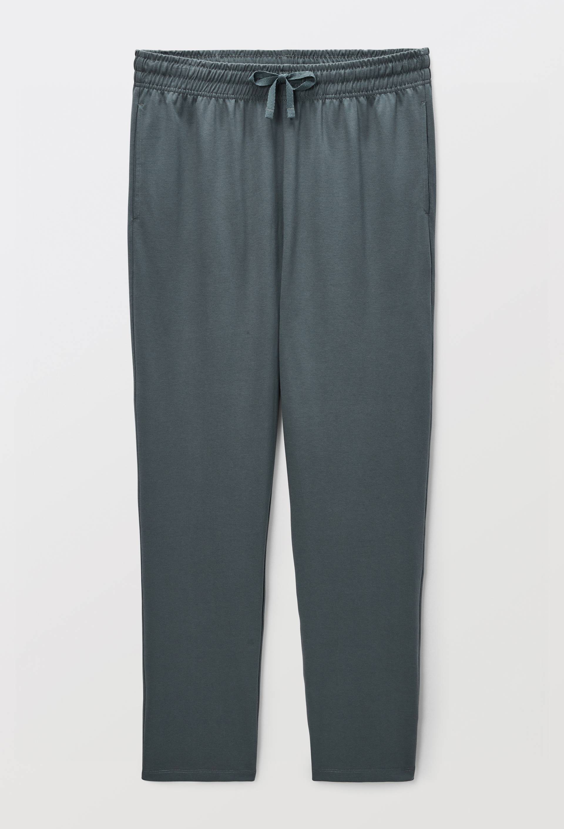 Pantalon de pyjama en coton, Vert fonc&eacute;, large image number 2