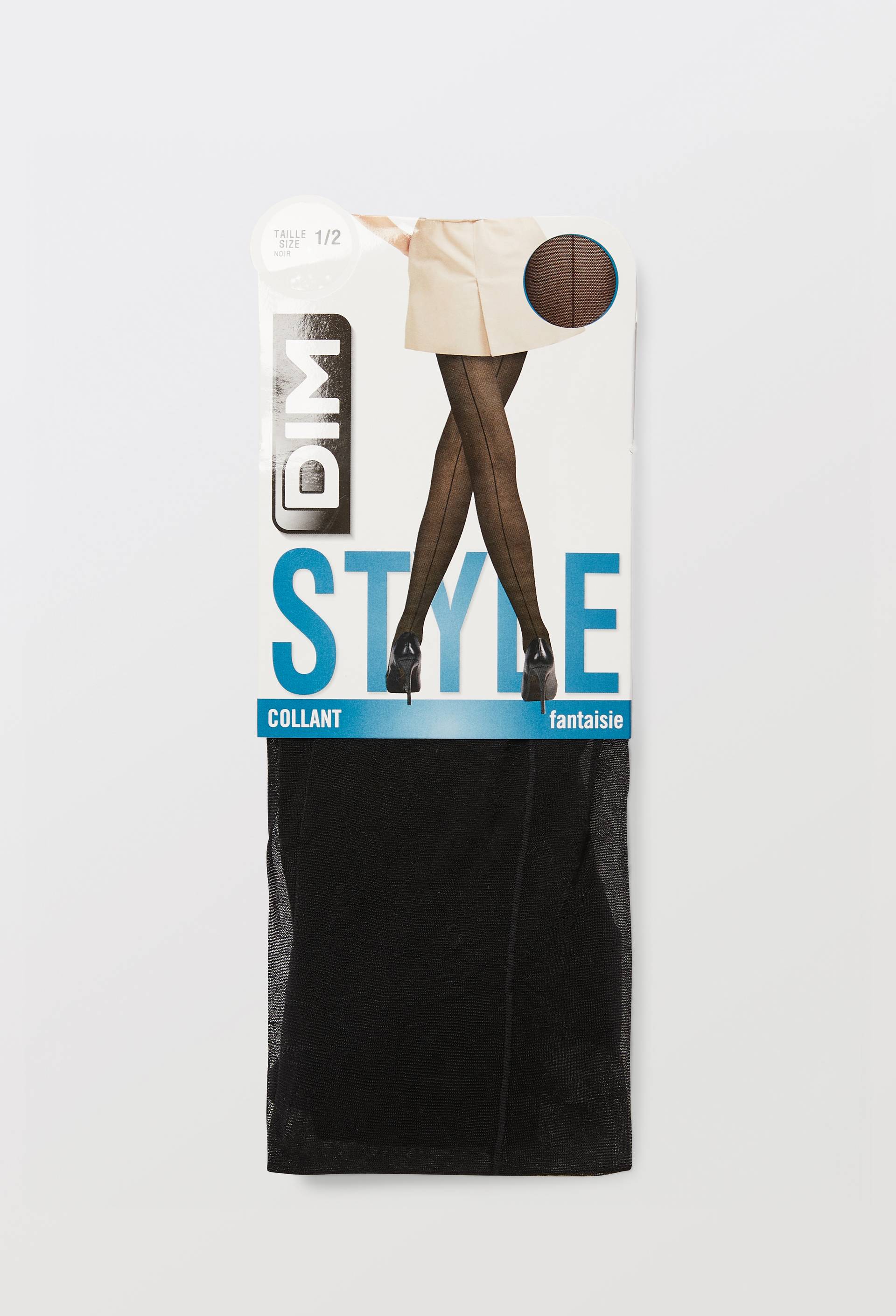 Collant voile fantaisie STYLE DIM, Noir, large image number 1.0