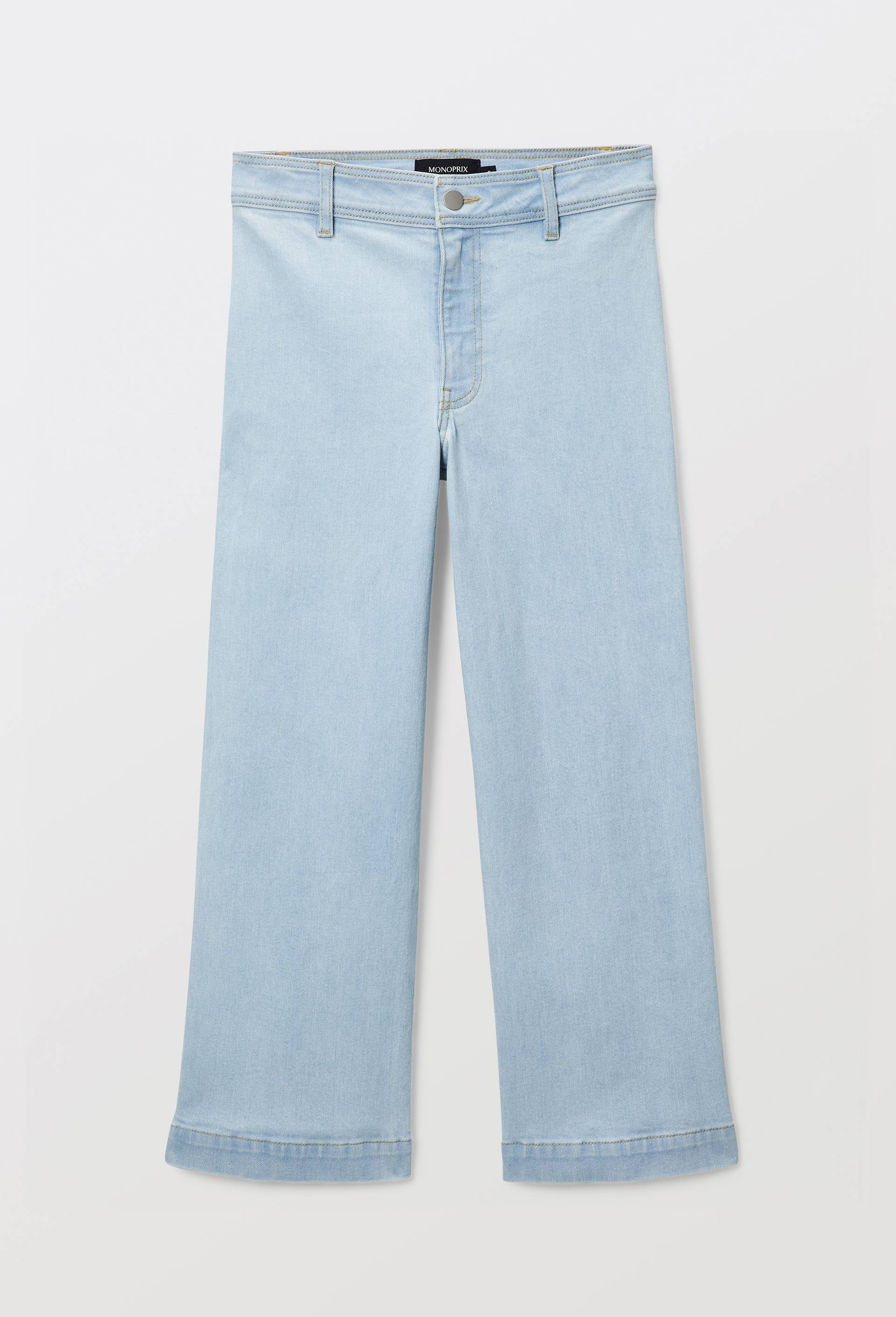 Jean large en coton, Bleu, large image number 1
