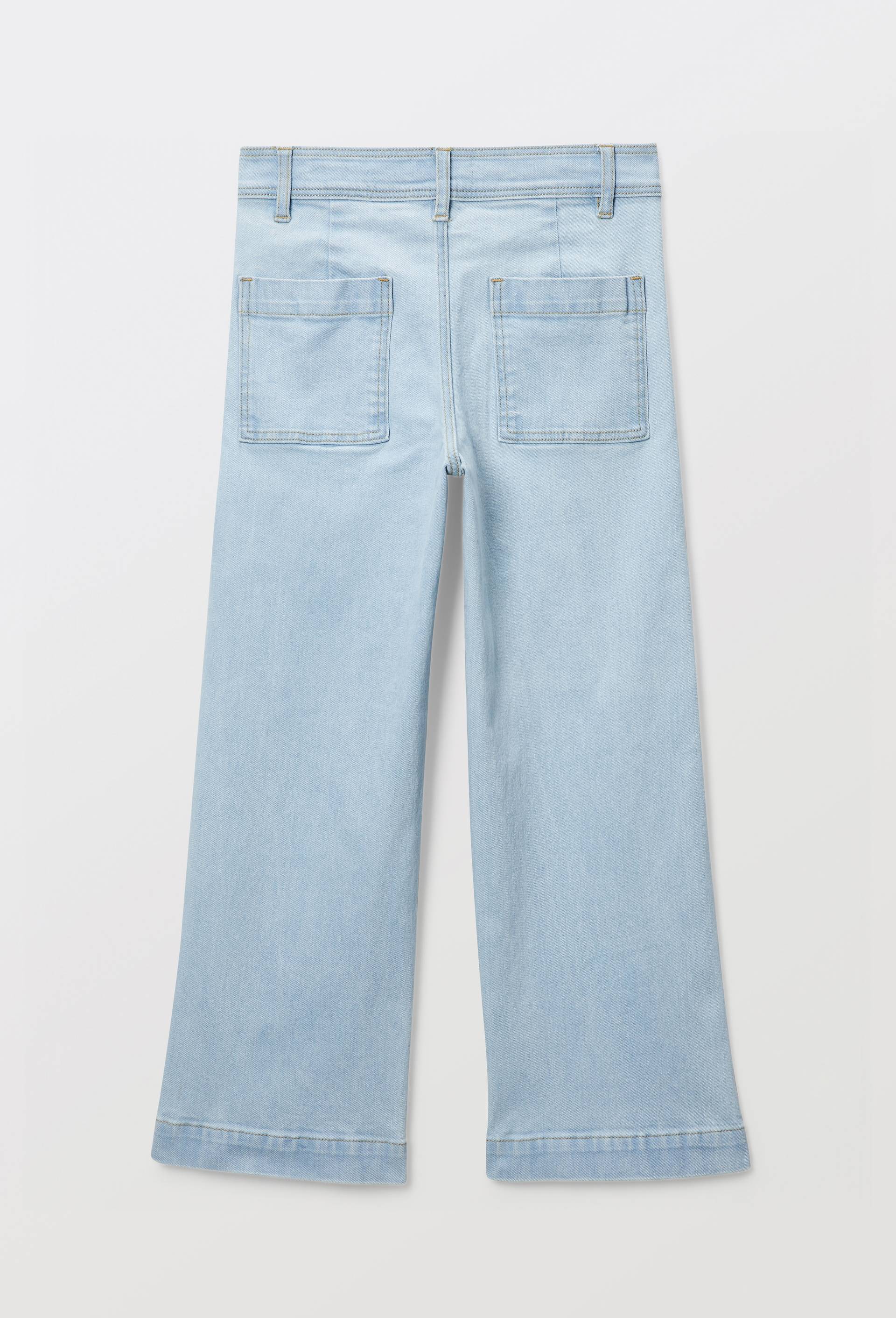 Jean large en coton, Bleu, large image number 2