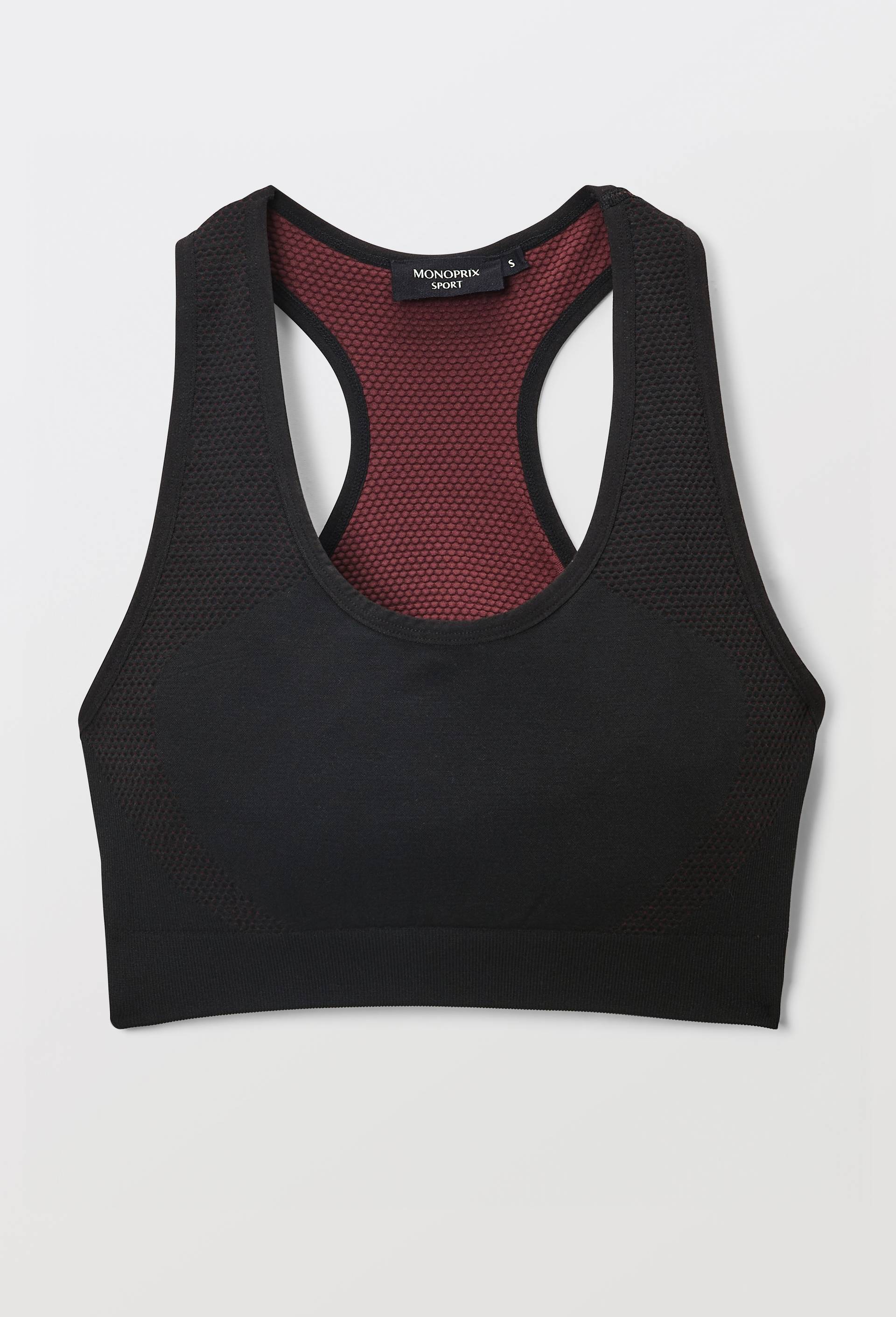 Brassi&egrave;re de sport reversible, Rouge fonc&eacute;, large image number 2